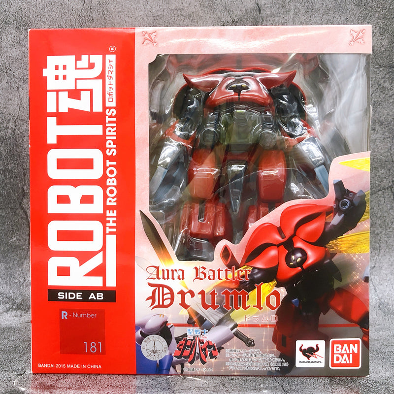 ROBOT SPIRITS Drumlo Aura Battler Dunbine Action Figure Bandai Japan Sealed New