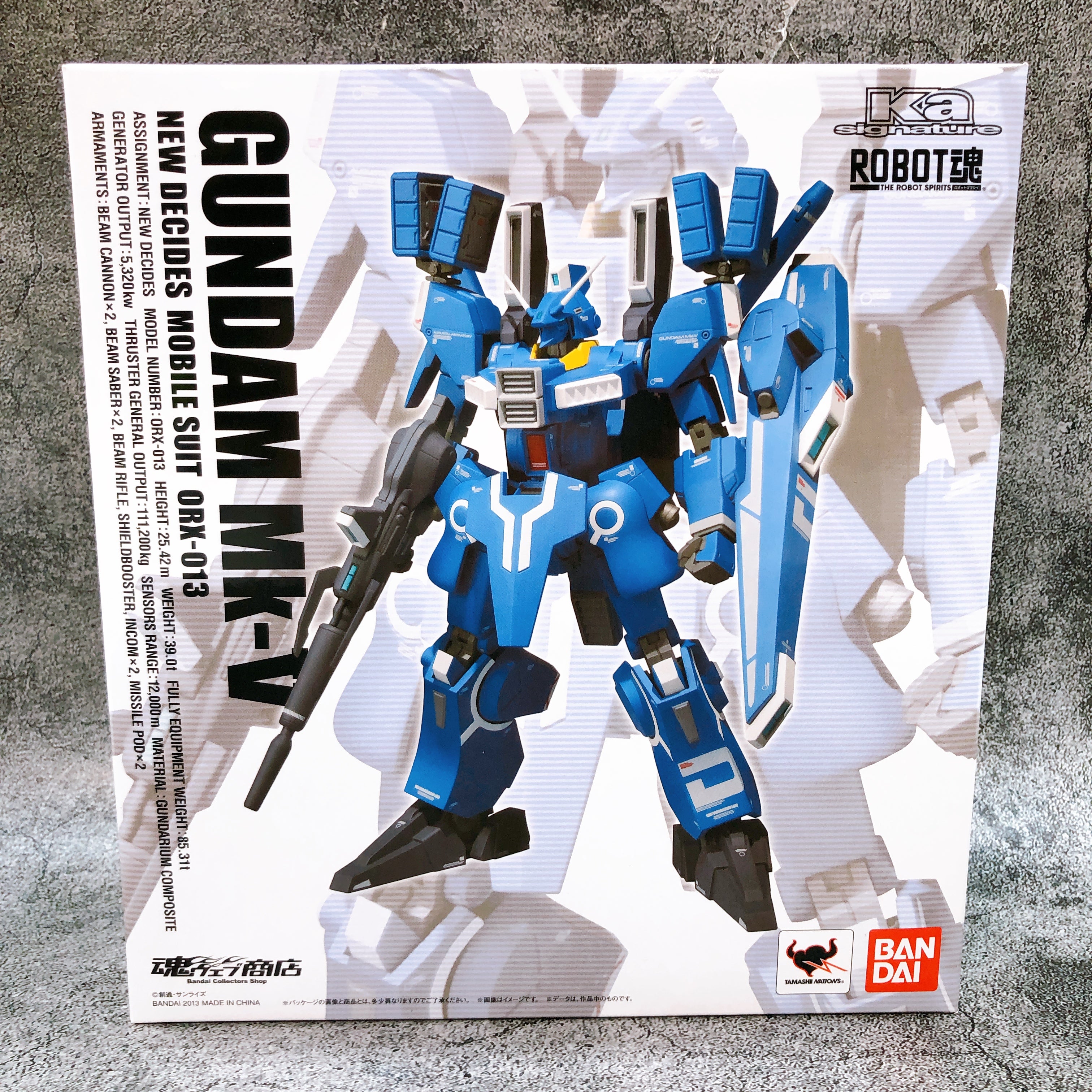 Robot Spirits SIDE MS Gundam Mk-V ORX-013 Action Figure 15+ Bandai Japan Sealed