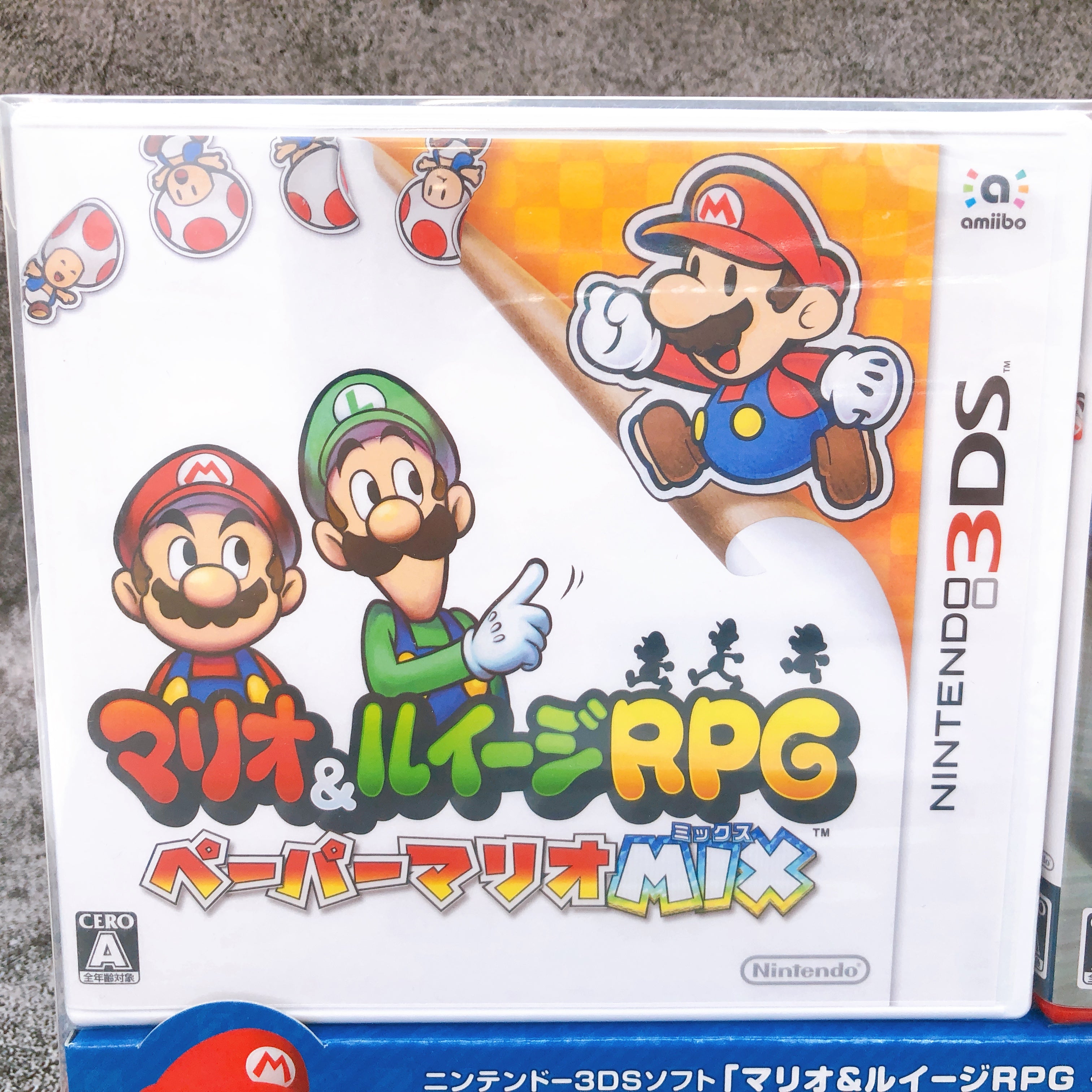 Nintendo 3DS Double Pack Mario & Luigi RPG Paper Mix & Kart 7 Game Sealed New