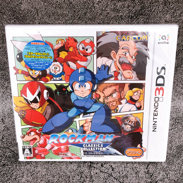 Nintendo 3DS Megaman Legacy RockMan Classics Collection Capcom Game Sealed New