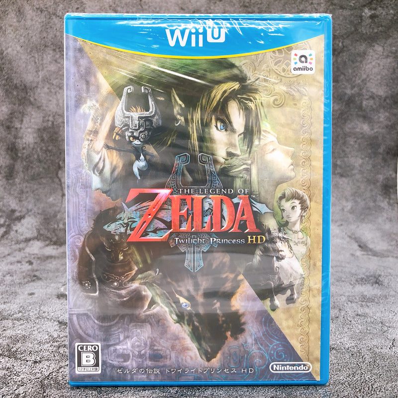 Nintendo Wii U The Legend of Zelda Twilight Princess HD Japan Game Sealed New