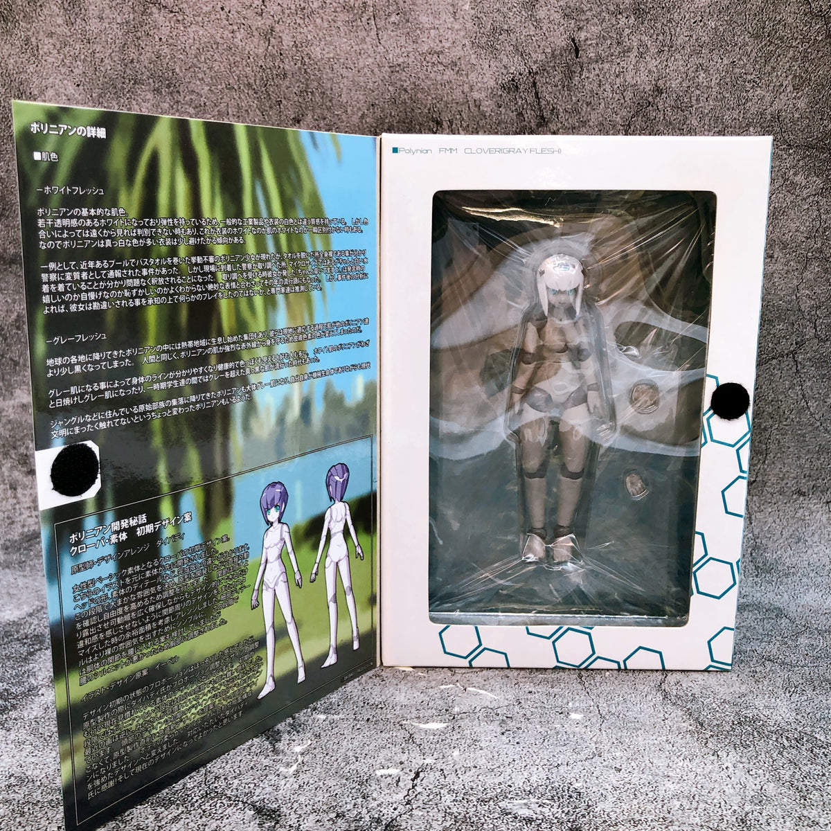 Robot Neoanthropinae Polynian FMM Clover Gray Flesh Action Figure Daibadi 15+
