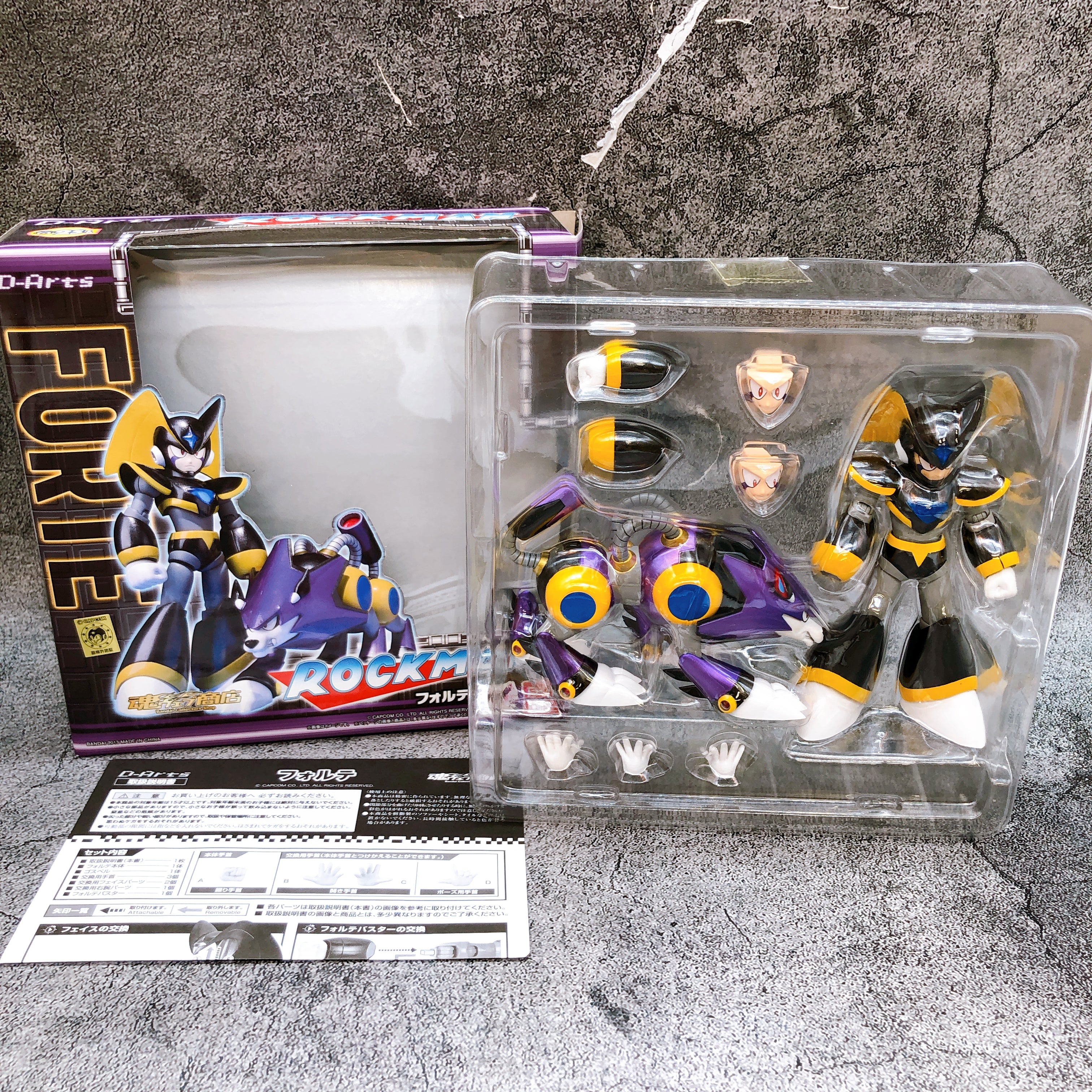 D-arts Megaman Rockman Bass Forte & Treble Gospel Rare Action Figure CAPCOM NEW