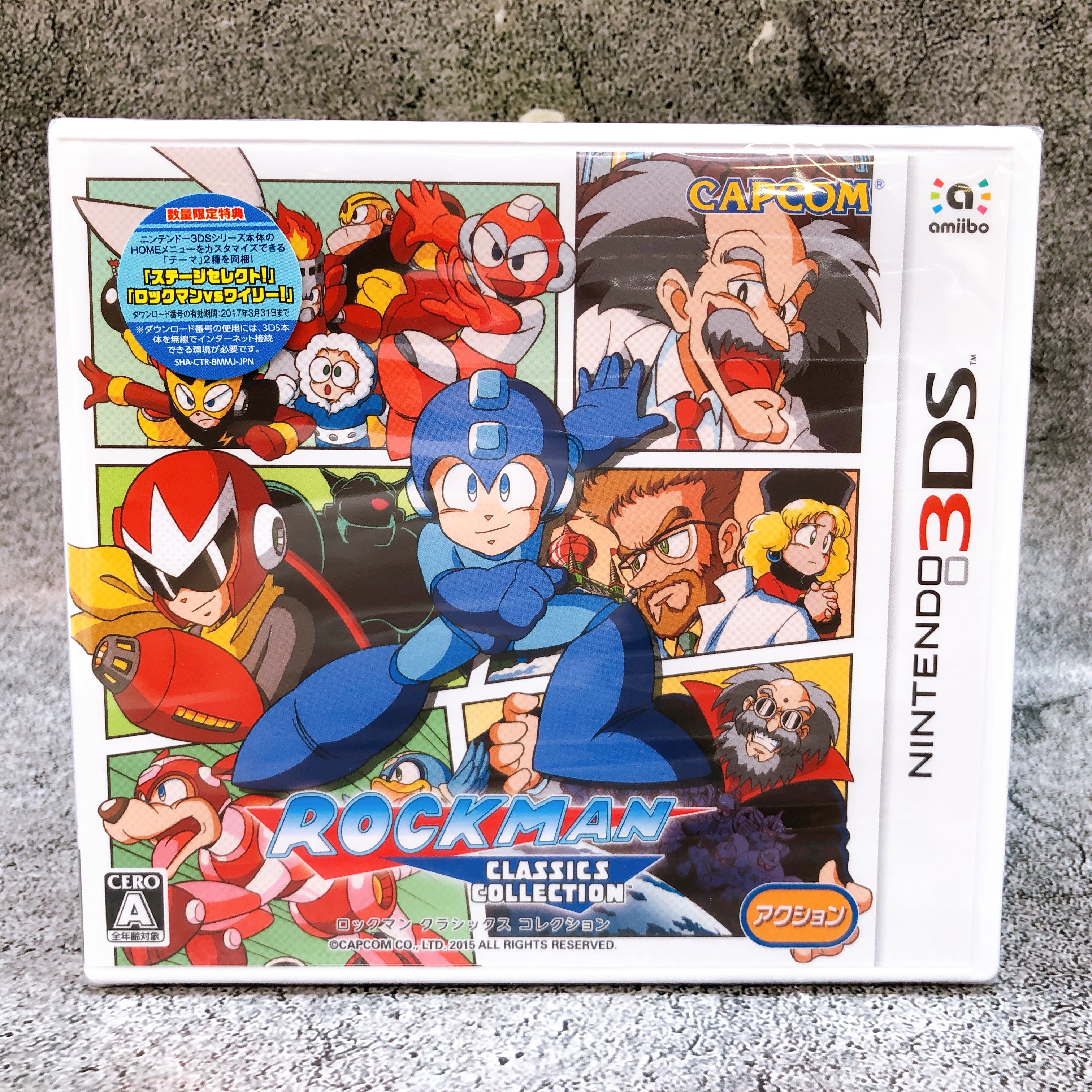Nintendo 3DS Rockman Classics Collection Limited Edition Capcom Japan Game NEW