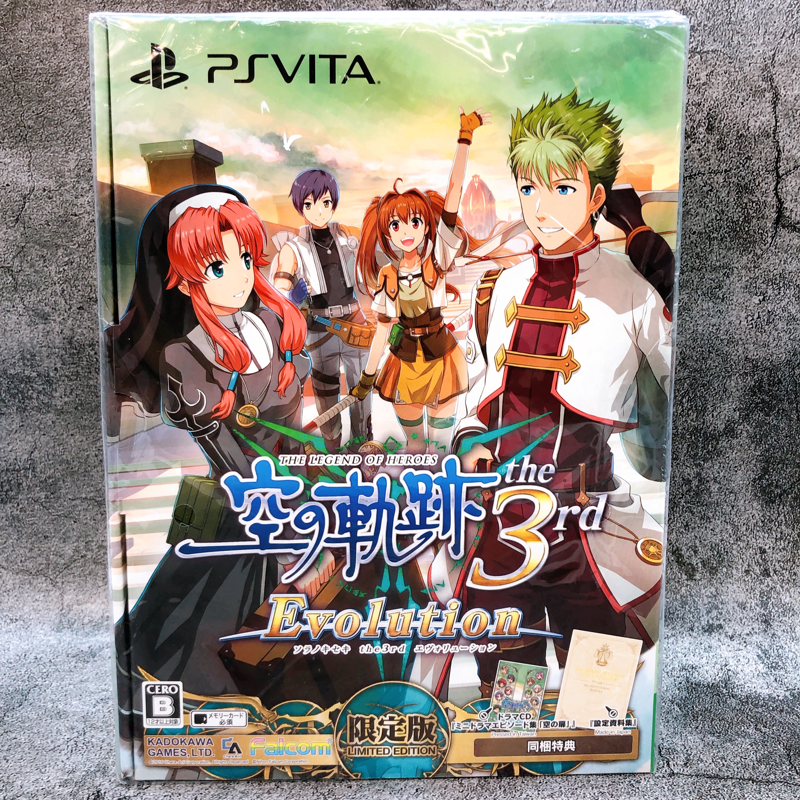 Vita The Legend of Heroes Sora no Kiseki the 3rd Evolution Limited Game NEW