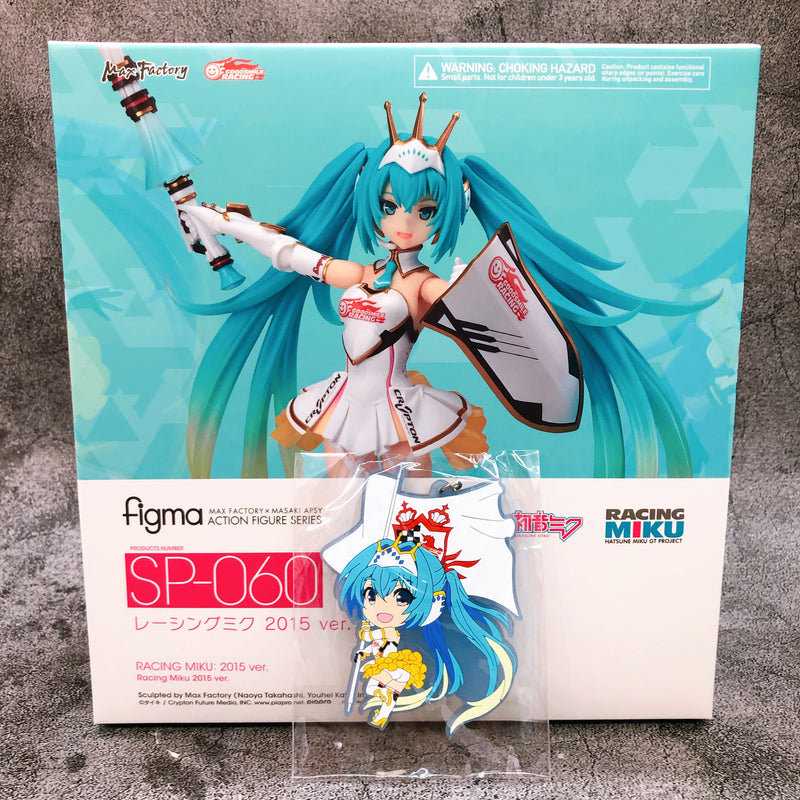 (w/Bonus) Hatsune Miku Racing 2015 ver. Figma SP-060 Good Smile Action Figure