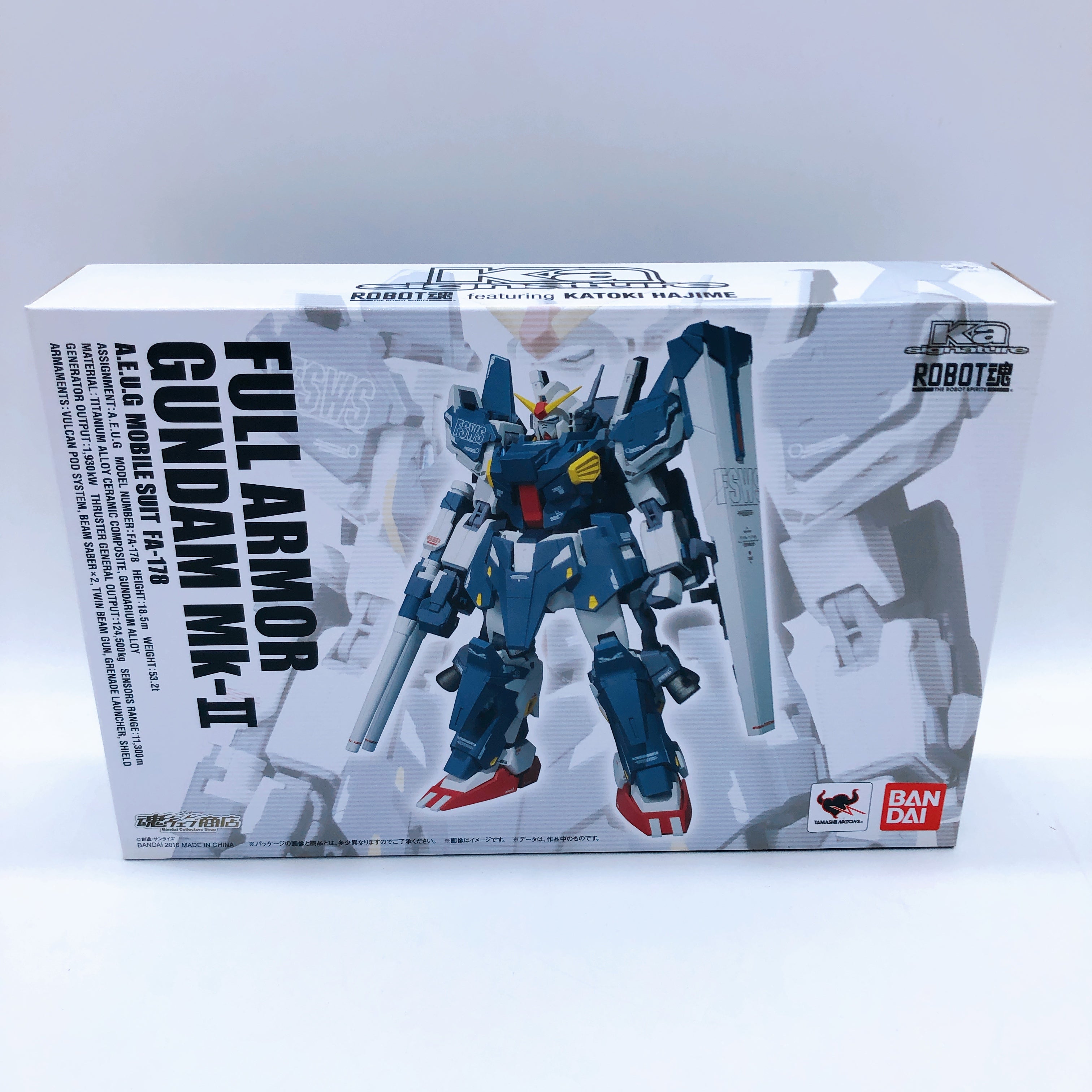 Robot Spirits SIDE MS Full Armor Gundam Mk-II Action Figure Bandai NEW FASTSHIP
