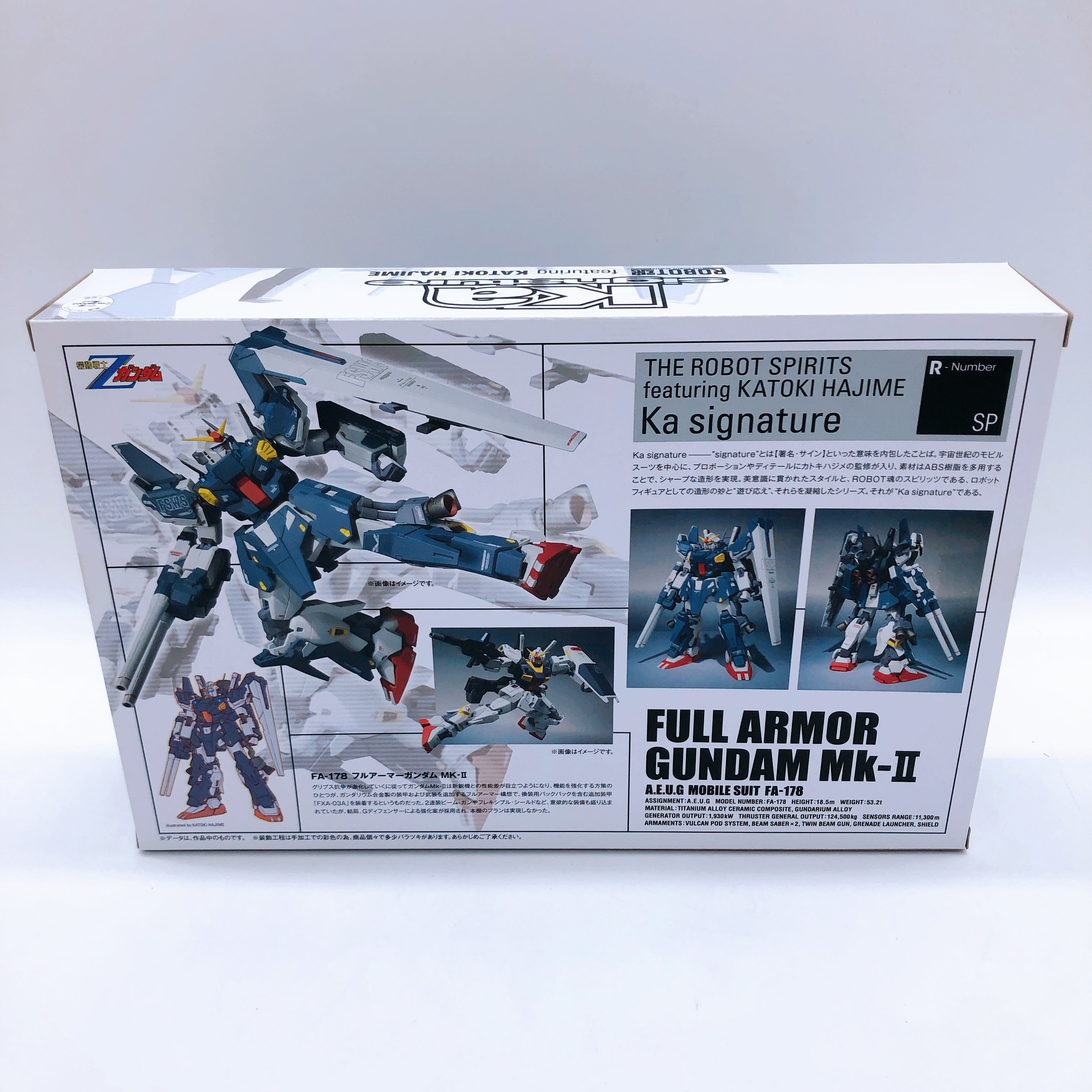 Robot Spirits SIDE MS Full Armor Gundam Mk-II Action Figure Bandai NEW FASTSHIP
