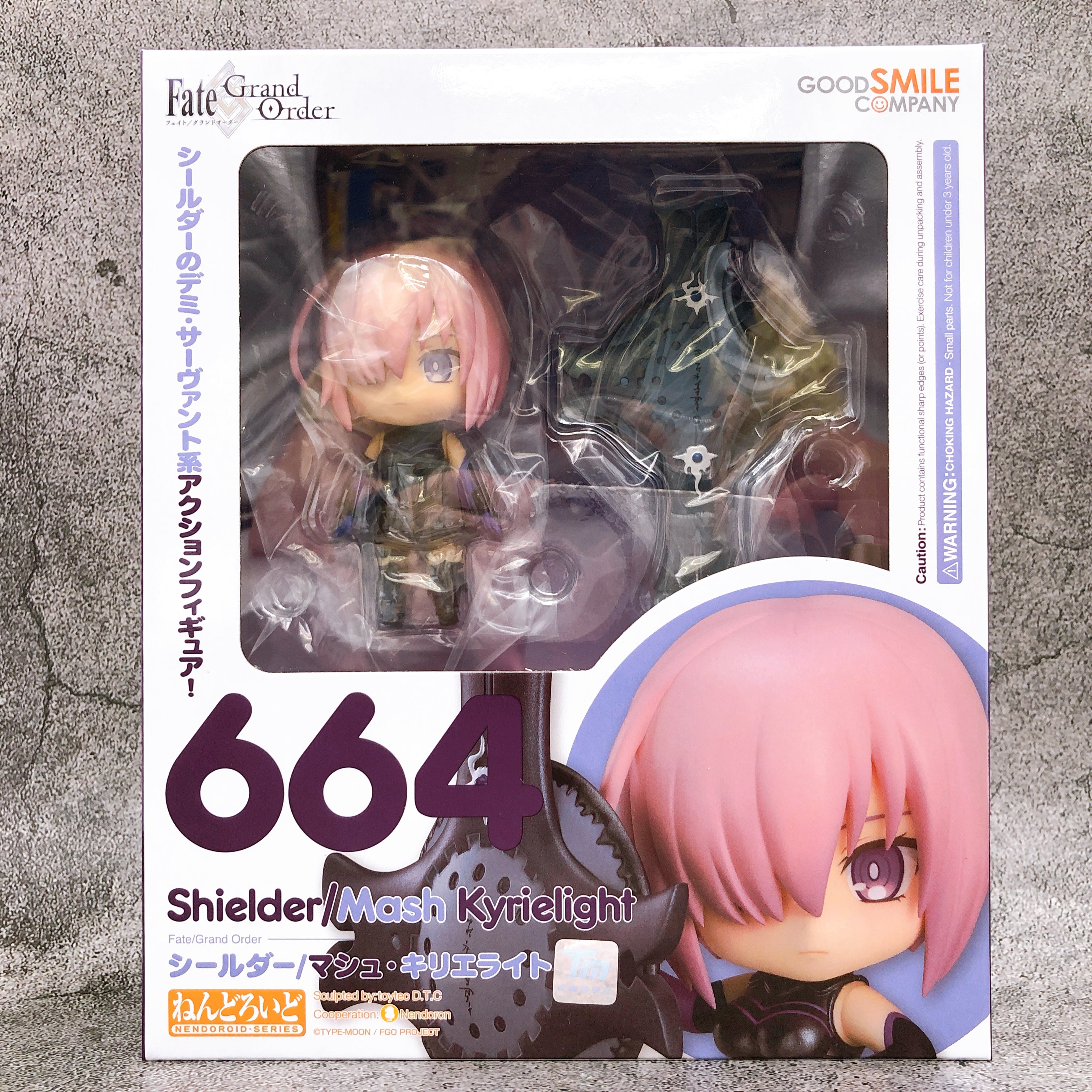 Fate Grand Order Shielder Mash Kyrielight Nendoroid 664 Action Figure NEW