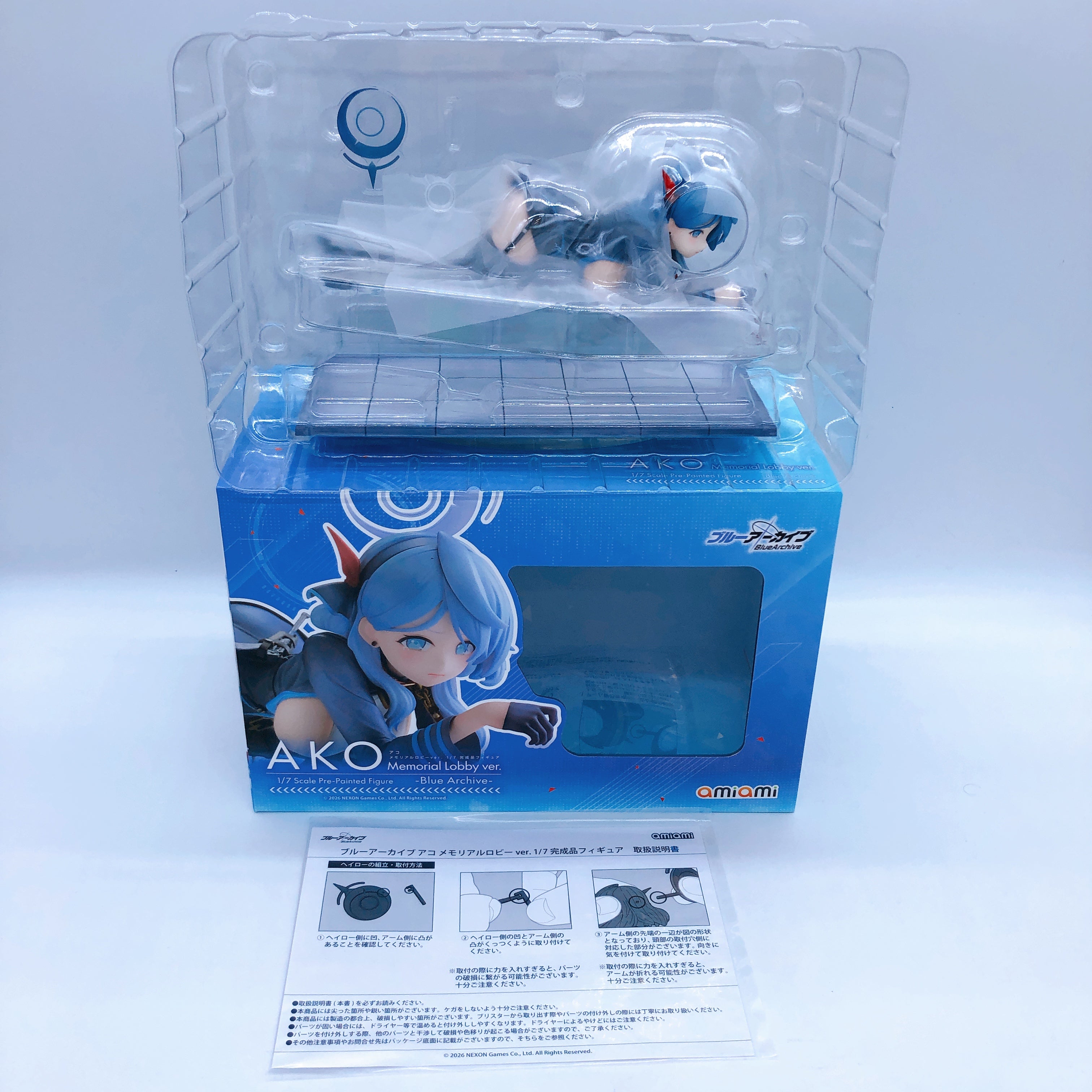 Blue Archive Ako Memorial Lobby ver. 1/7 Scale Figure 15+ AmiAmi Japan AUTHENTIC