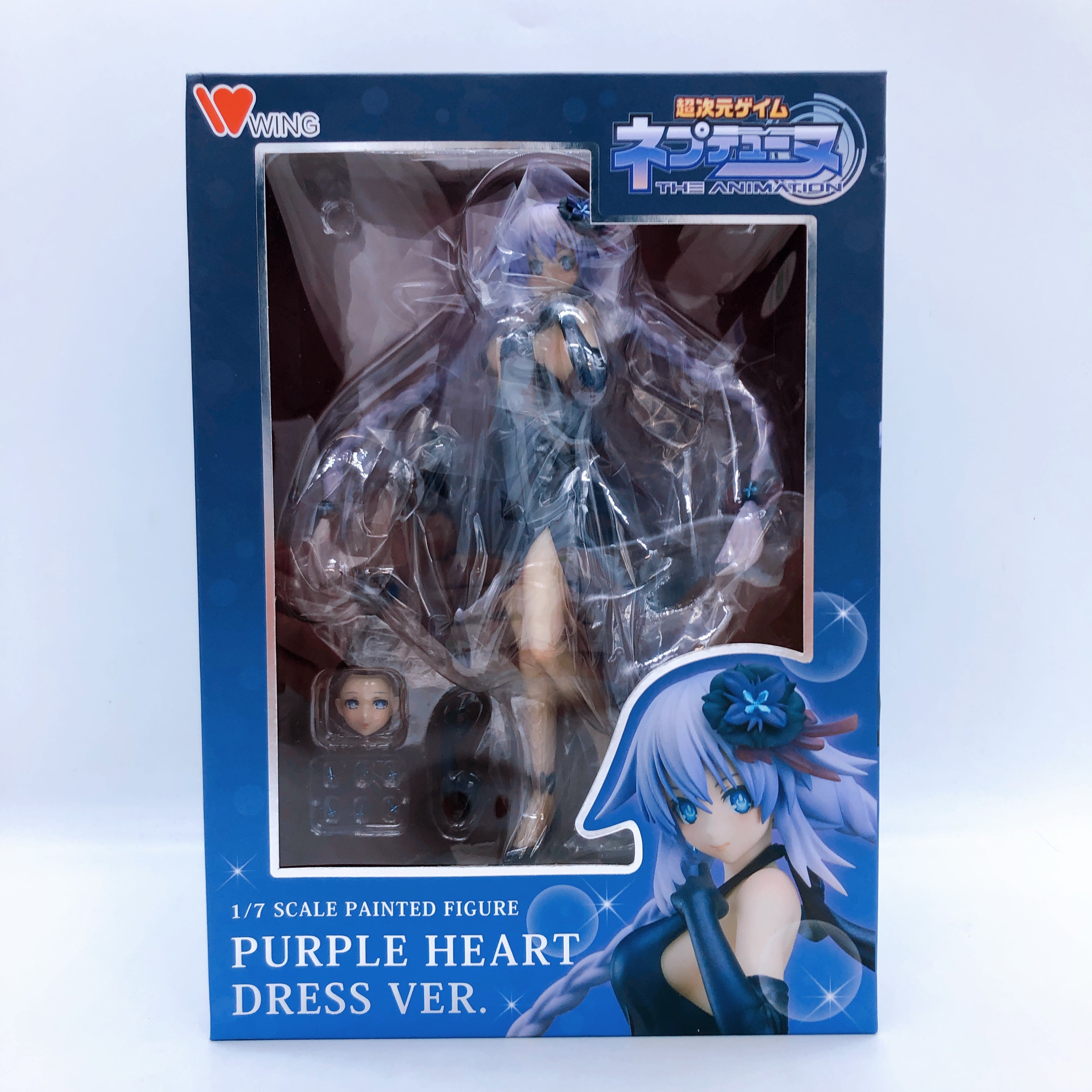 Hyperdimension Neptunia Purple Heart Dress Ver. 1/7 Scale Figure WING Japan