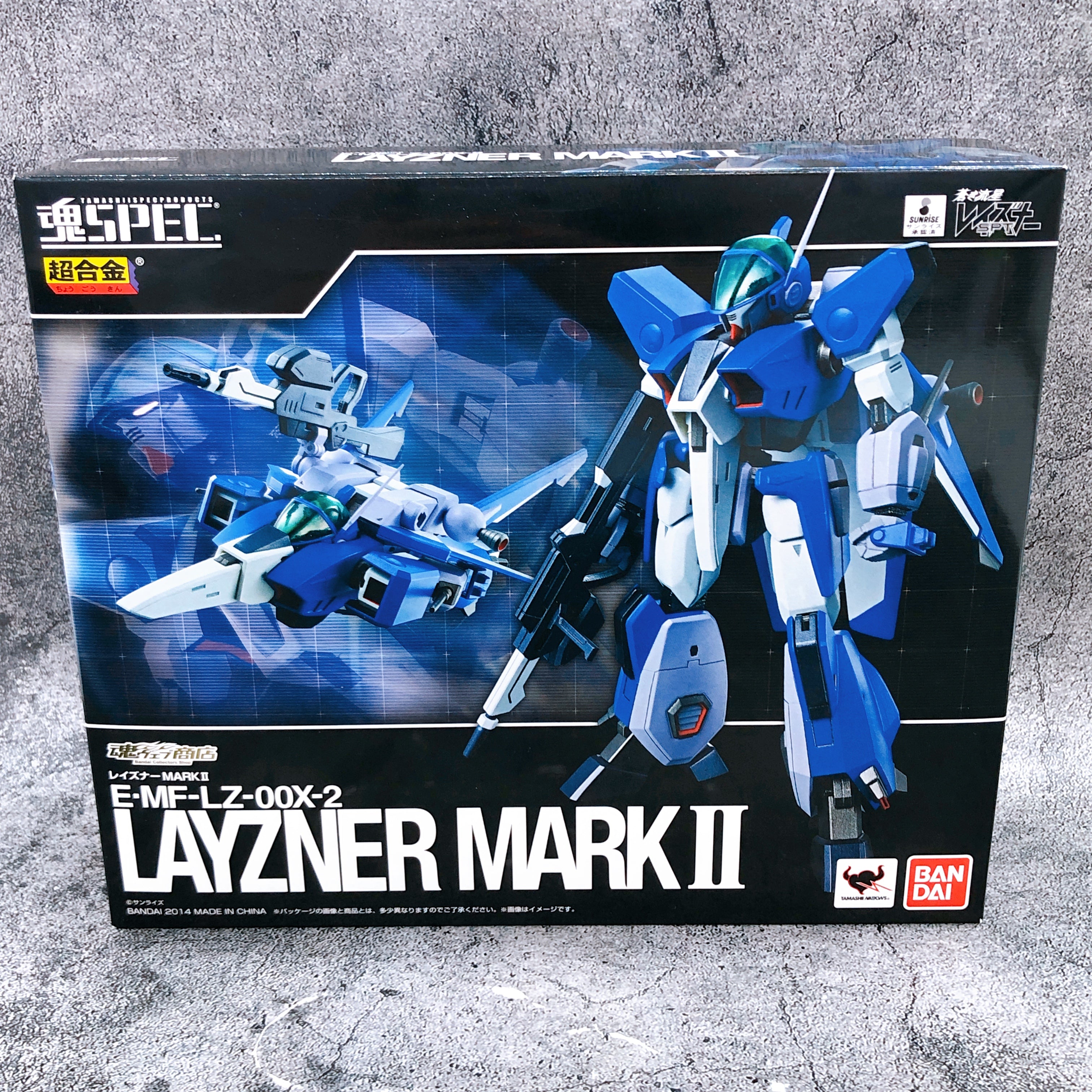 TAMASHII SPEC Chogokin Blue Comet SPT Layzner MARK II E-MF-LZ-00X-2 Figure NEW
