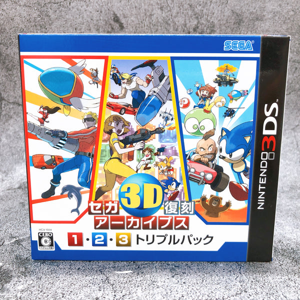 Nintendo 3DS SEGA 3D Classics Collection 1 2 3 Triple Pack Archives Ga