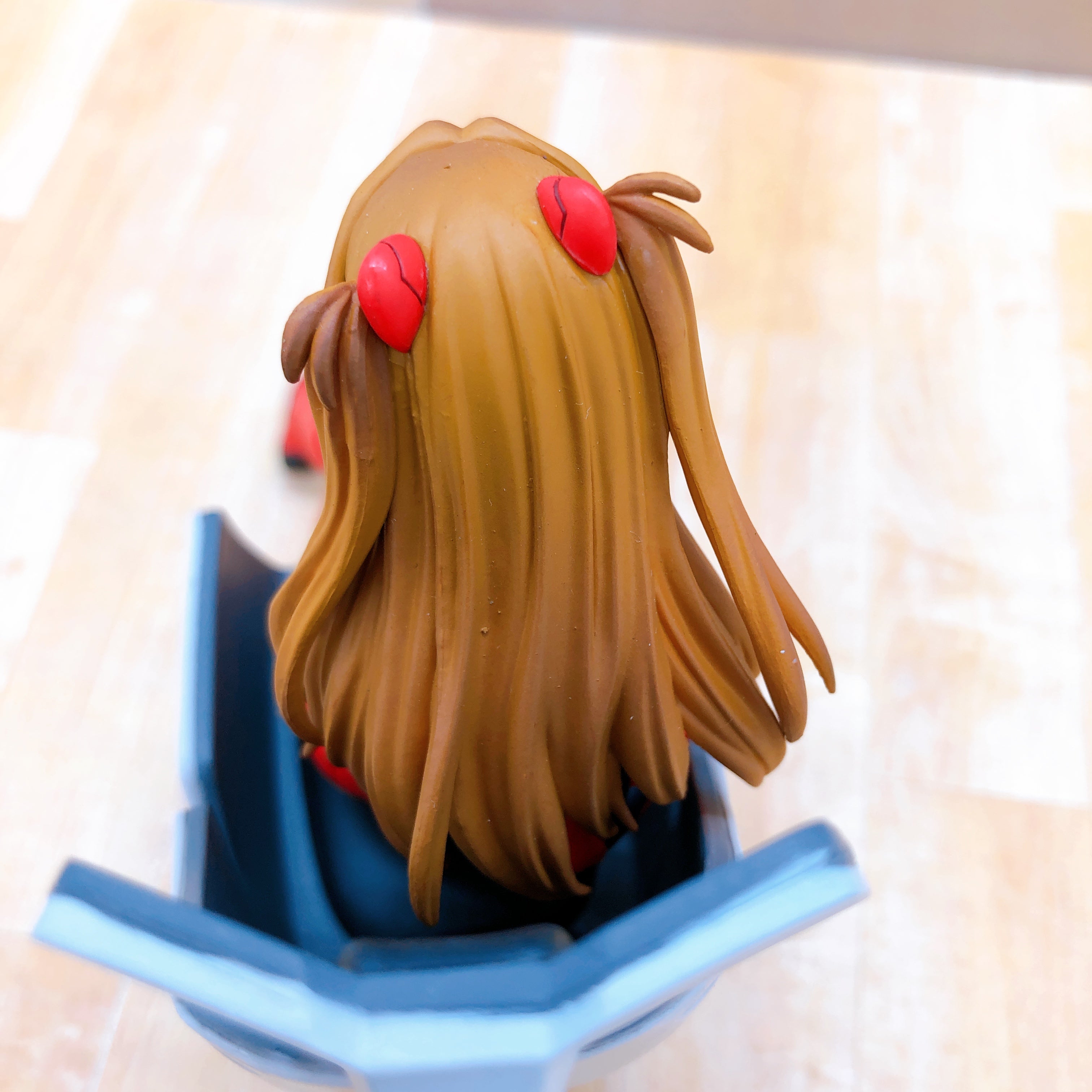 (NO BOX) Evangelion Asuka Langley Sohryu Premium Figure Girl with Chair Sega