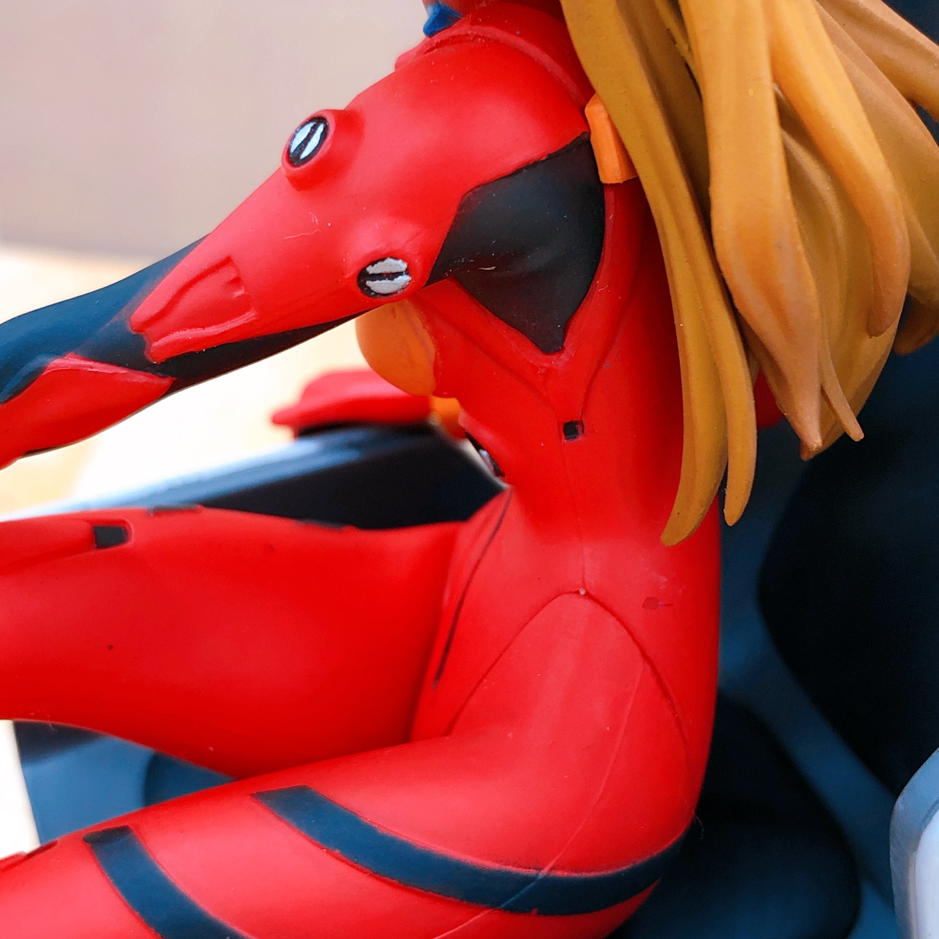 (NO BOX) Evangelion Asuka Langley Sohryu Premium Figure Girl with Chair Sega
