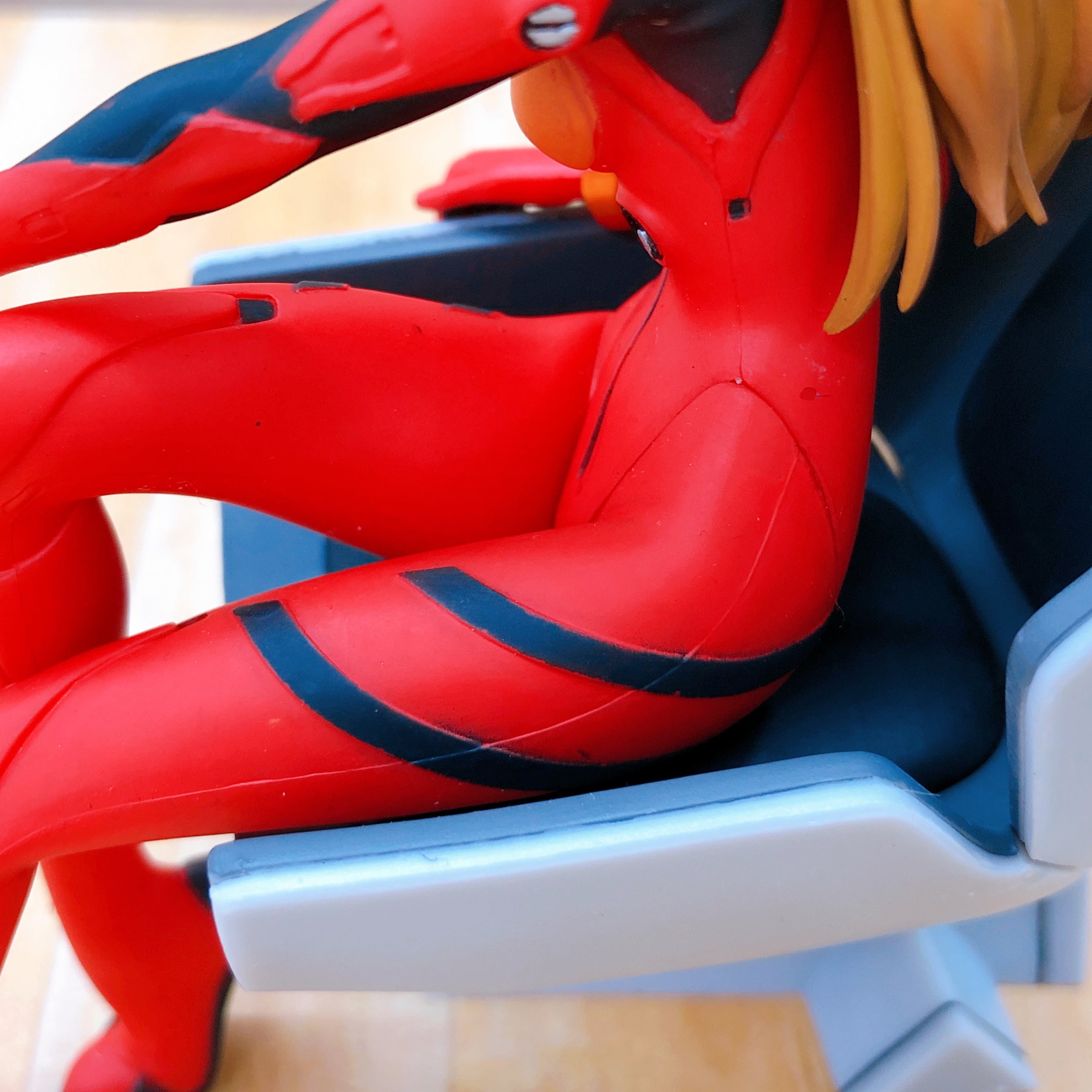 (NO BOX) Evangelion Asuka Langley Sohryu Premium Figure Girl with Chair Sega
