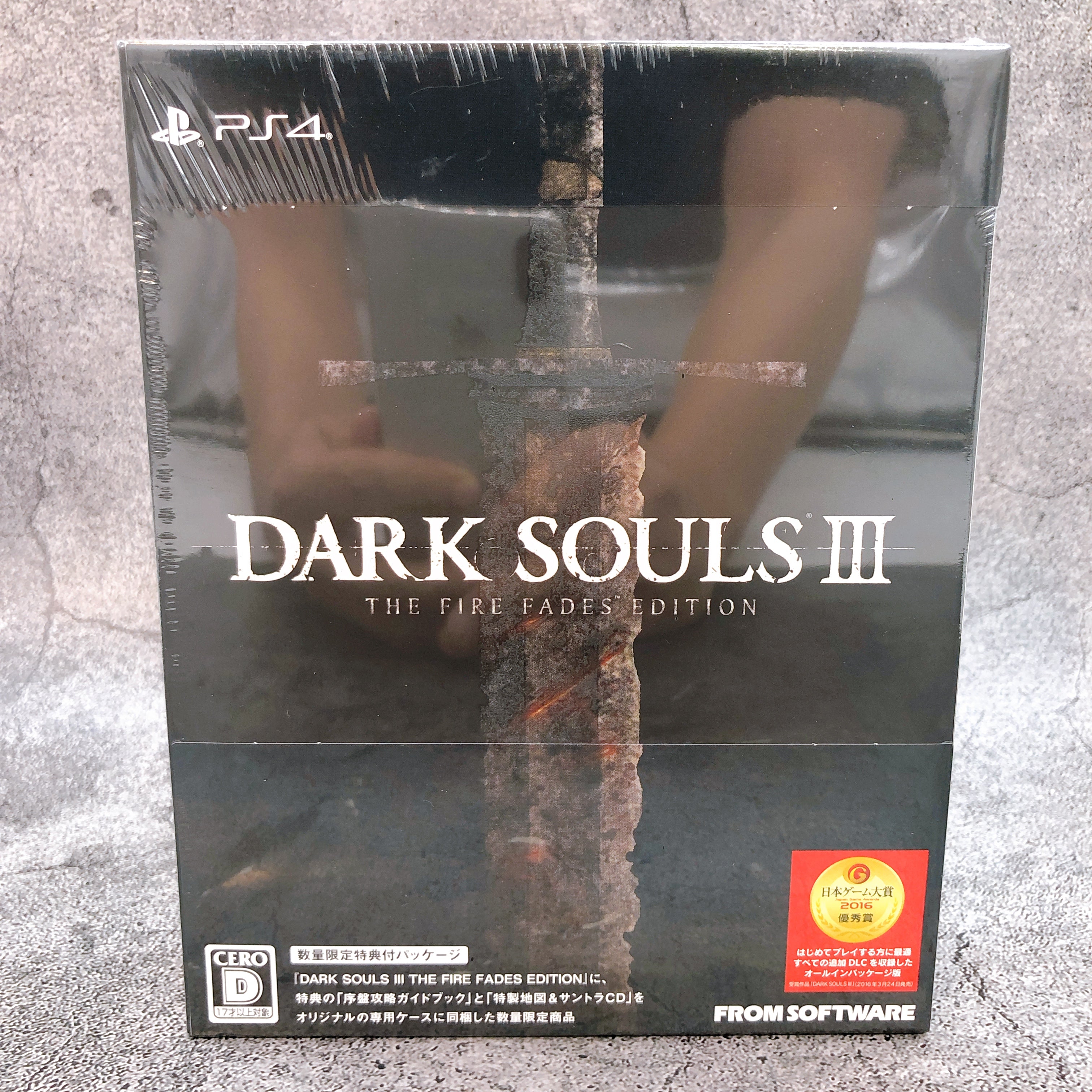 Playstation 4 DARK SOULS III THE FIRE FADES EDITION Limited Box PS4 Sealed New