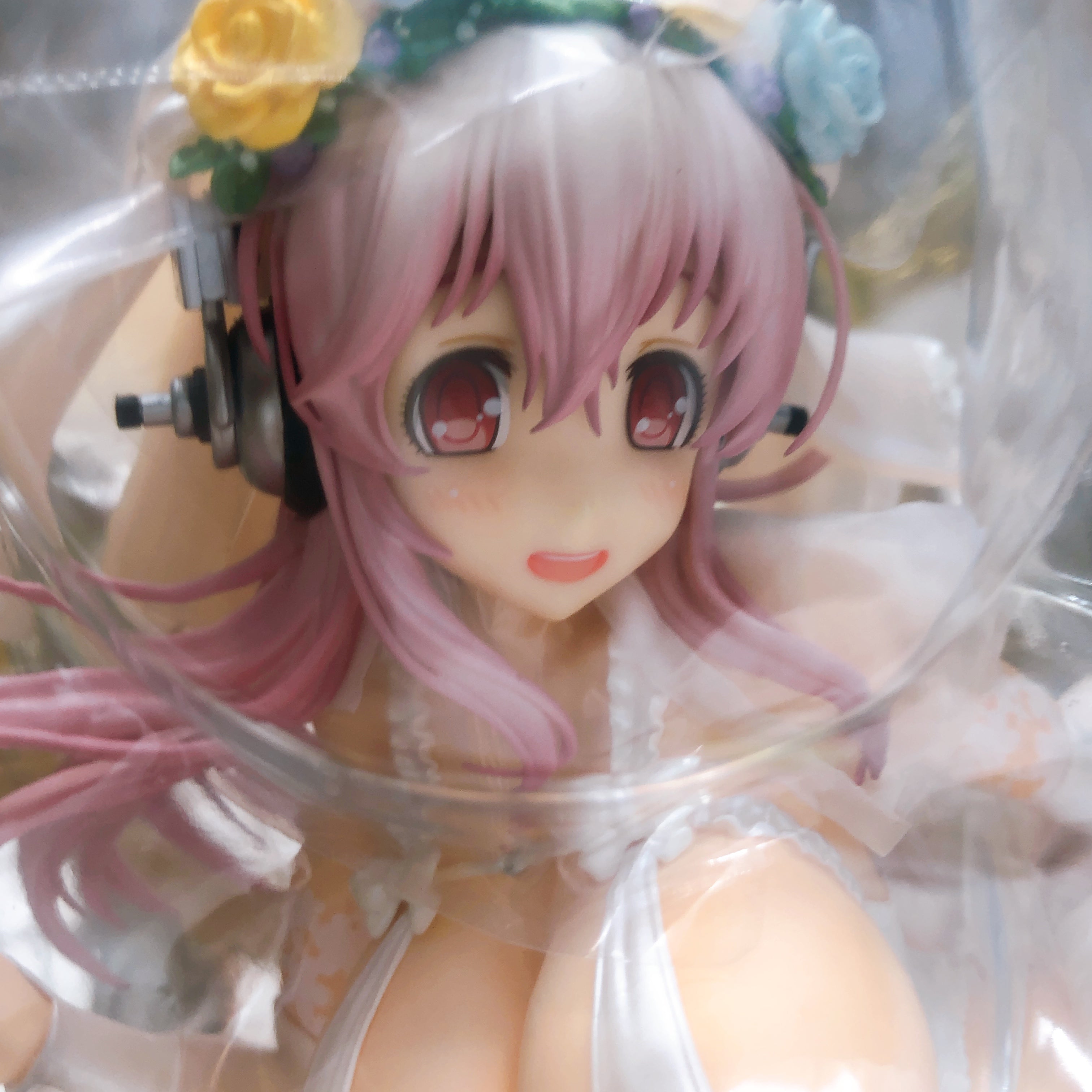 Super Sonico 10th Anniversary Figure Wedding Ver. 1/6 Scale Good Smile Japan NEW