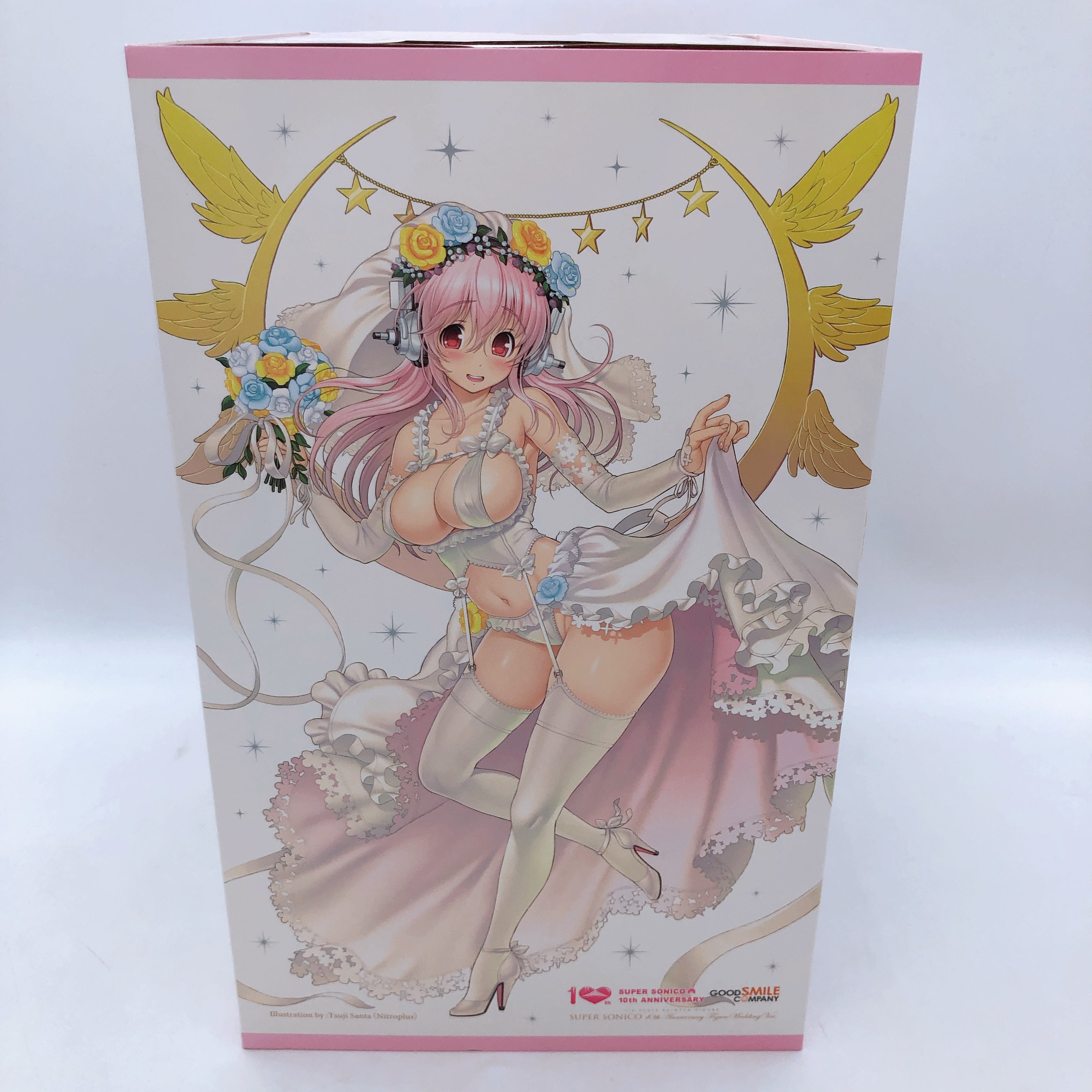 Super Sonico 10th Anniversary Figure Wedding Ver. 1/6 Scale