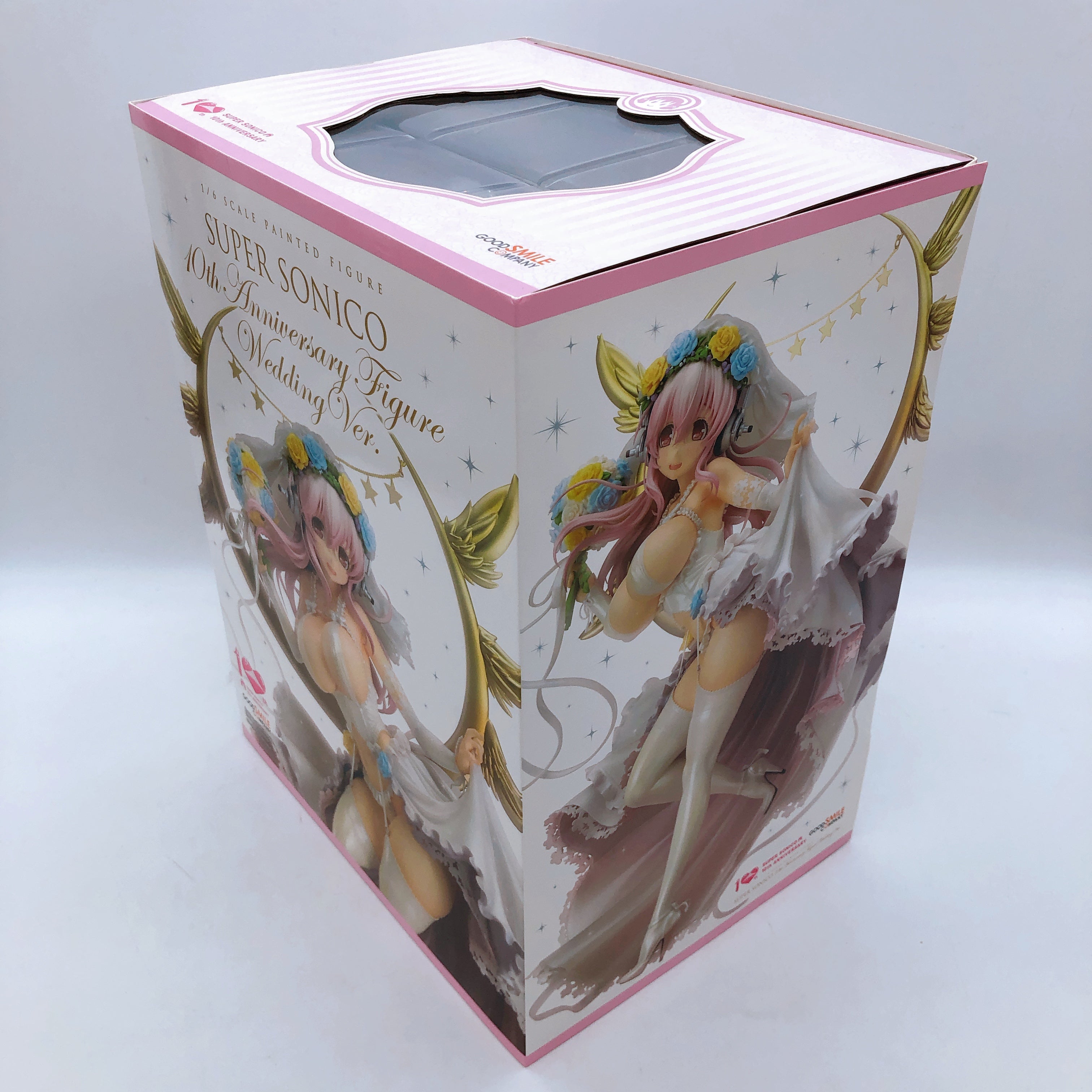 Super Sonico 10th Anniversary Figure Wedding Ver. 1/6 Scale Good Smile Japan NEW