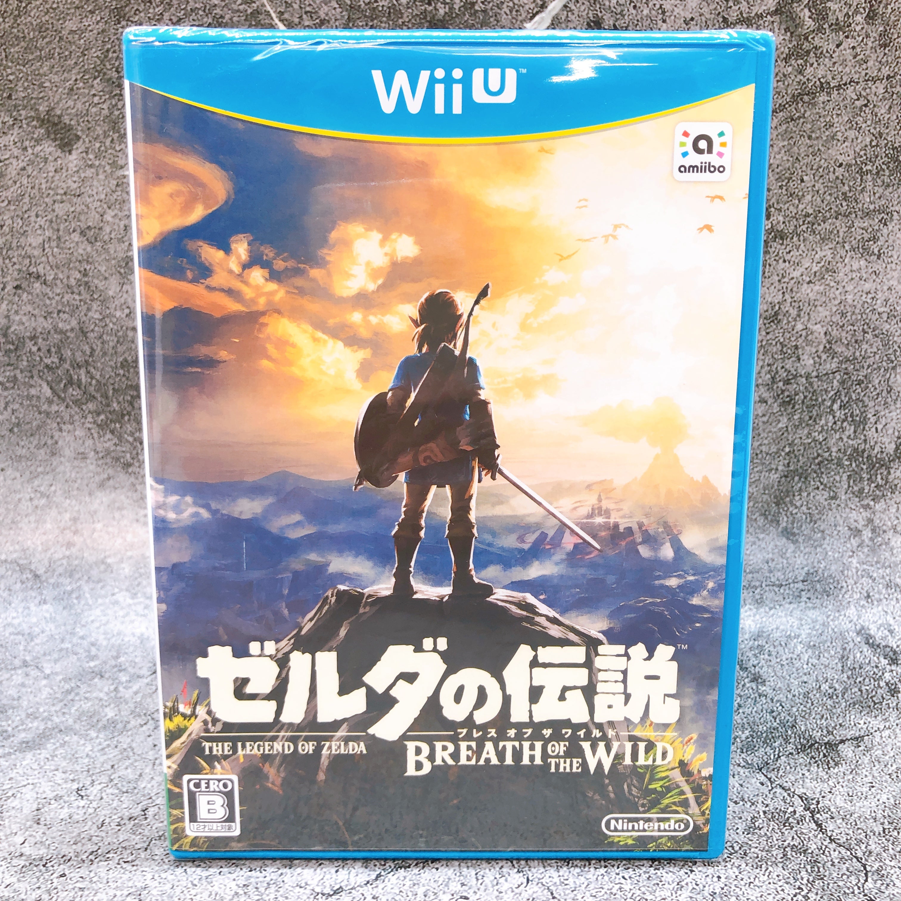 Nintendo Wii U The Legend of Zelda Breath of the Wild Japan Game Sealed New