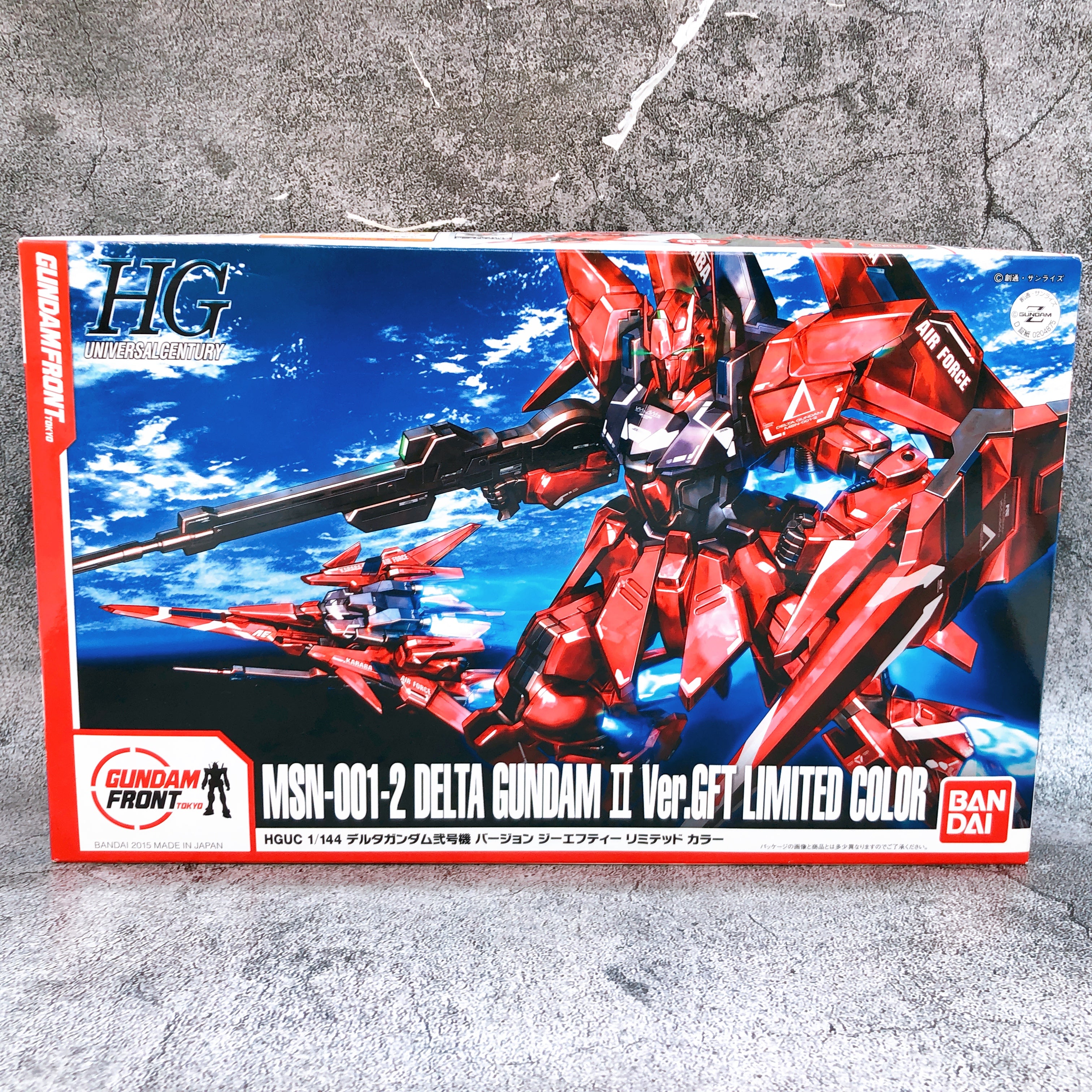 HGUC 1/144 Delta Gundam II Ver.GFT Limited Color MSN-001-2 Model Kit Bandai NEW