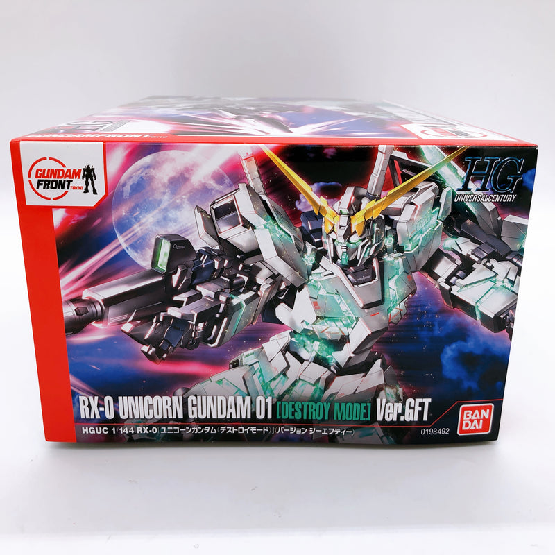 HGUC 1/144 Unicorn Gundam 01 02 Ver. GFT STRIKES ODAIBA SET Limited Kit Bandai