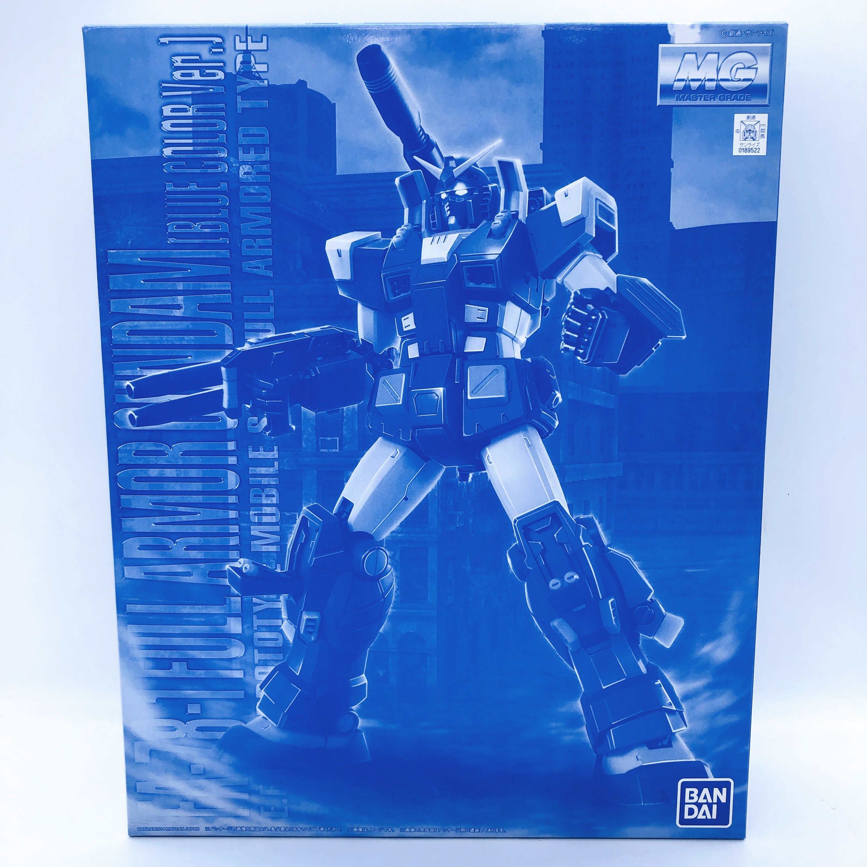 MG 1/100 Full Armor Gundam Blue Color Ver Model Kit Premium Bandai NEW FASTSHIP