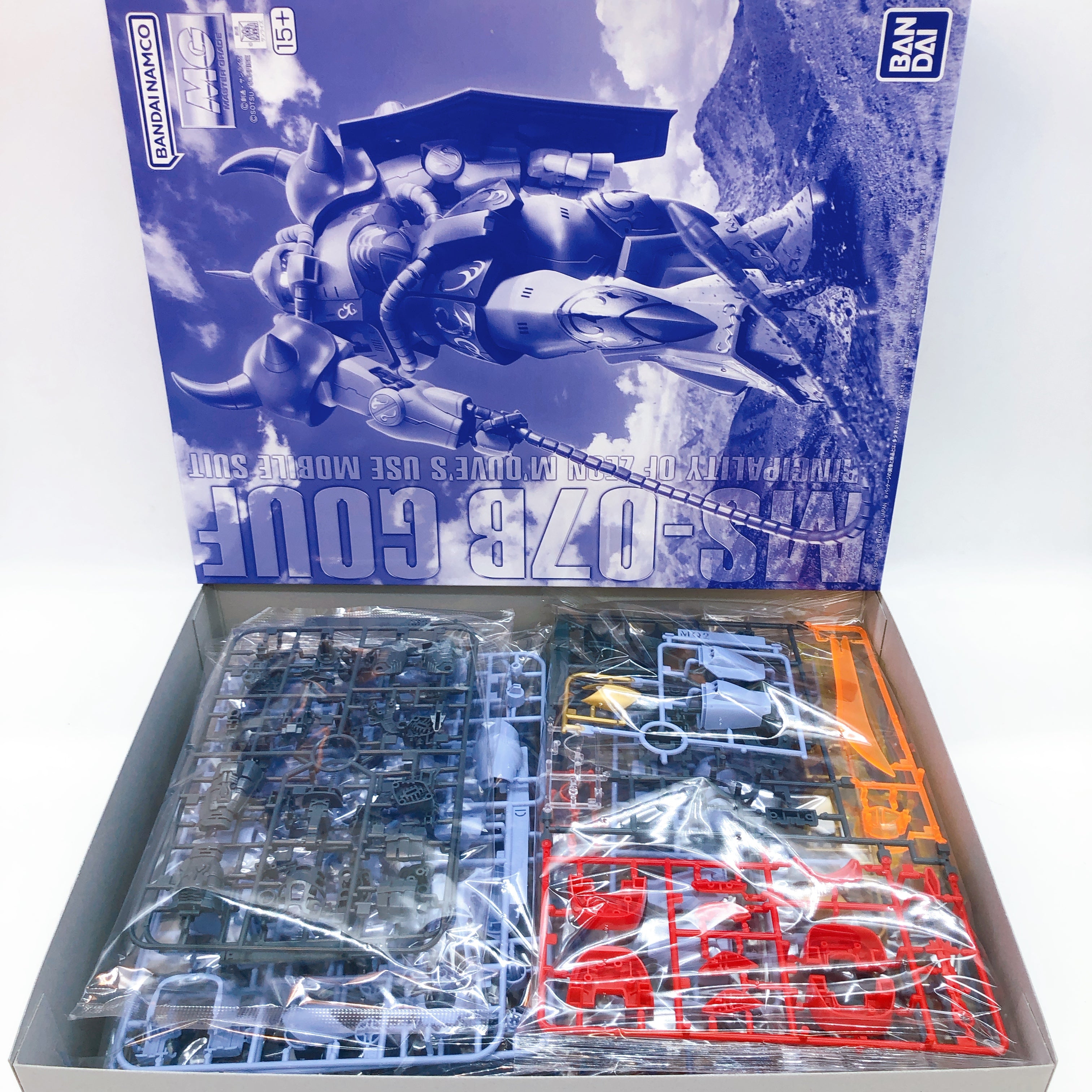 MG 1/100 Gouf M'Quve Use MS-07B Gundam Gunpla Model Kit Premium Bandai Japan NEW