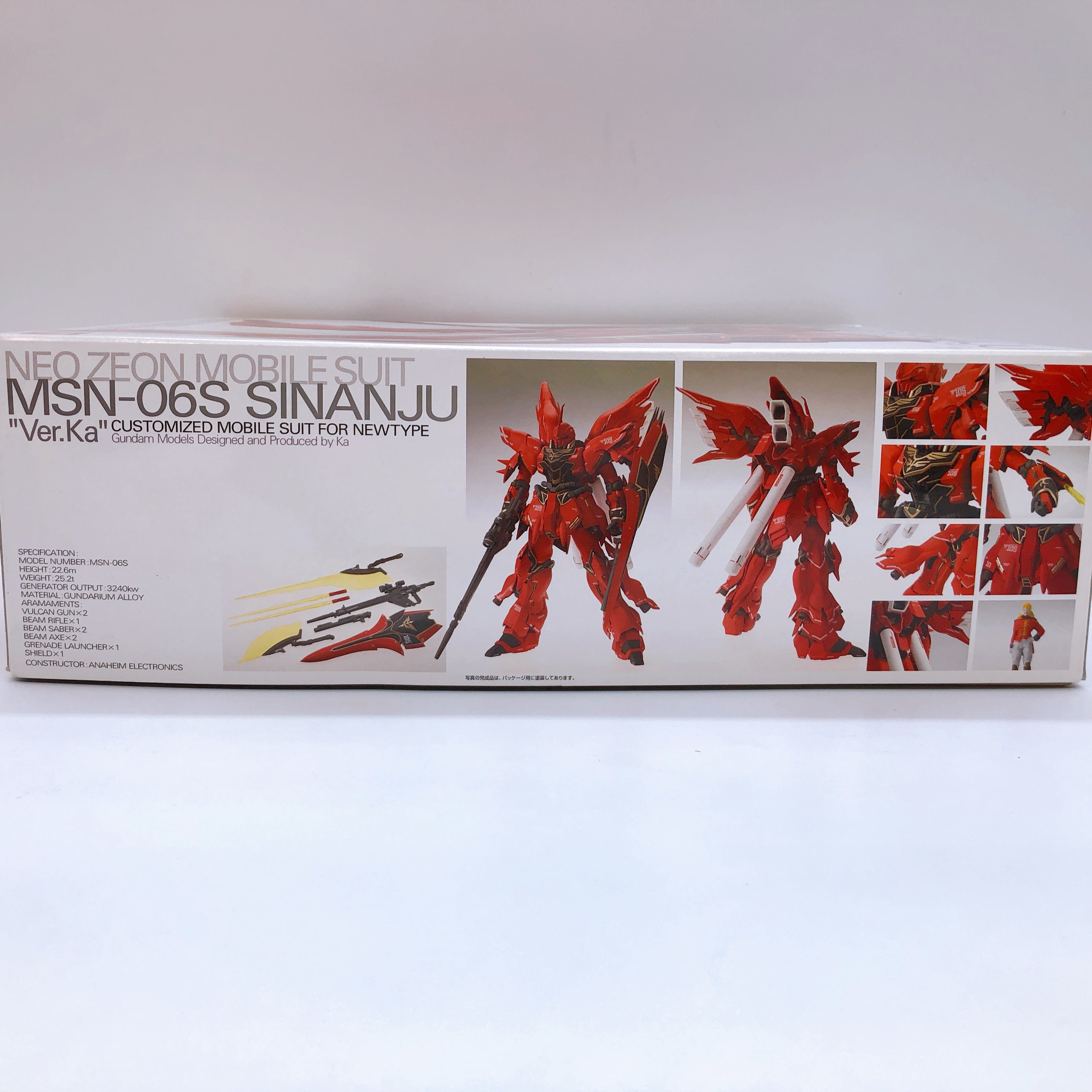 MG 1/100 Sinanju Ver.Ka MSN-06S Gundam Gunpla Rare Model Kit Bandai Japan NEW