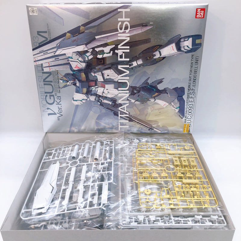 MG 1/100 RX-93 v Gundam Ver.Ka Titanium Finish Gunpla Bandai Model Kit FASTSHIP