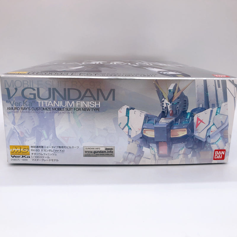 MG 1/100 RX-93 v Gundam Ver.Ka Titanium Finish Gunpla Bandai Model Kit FASTSHIP