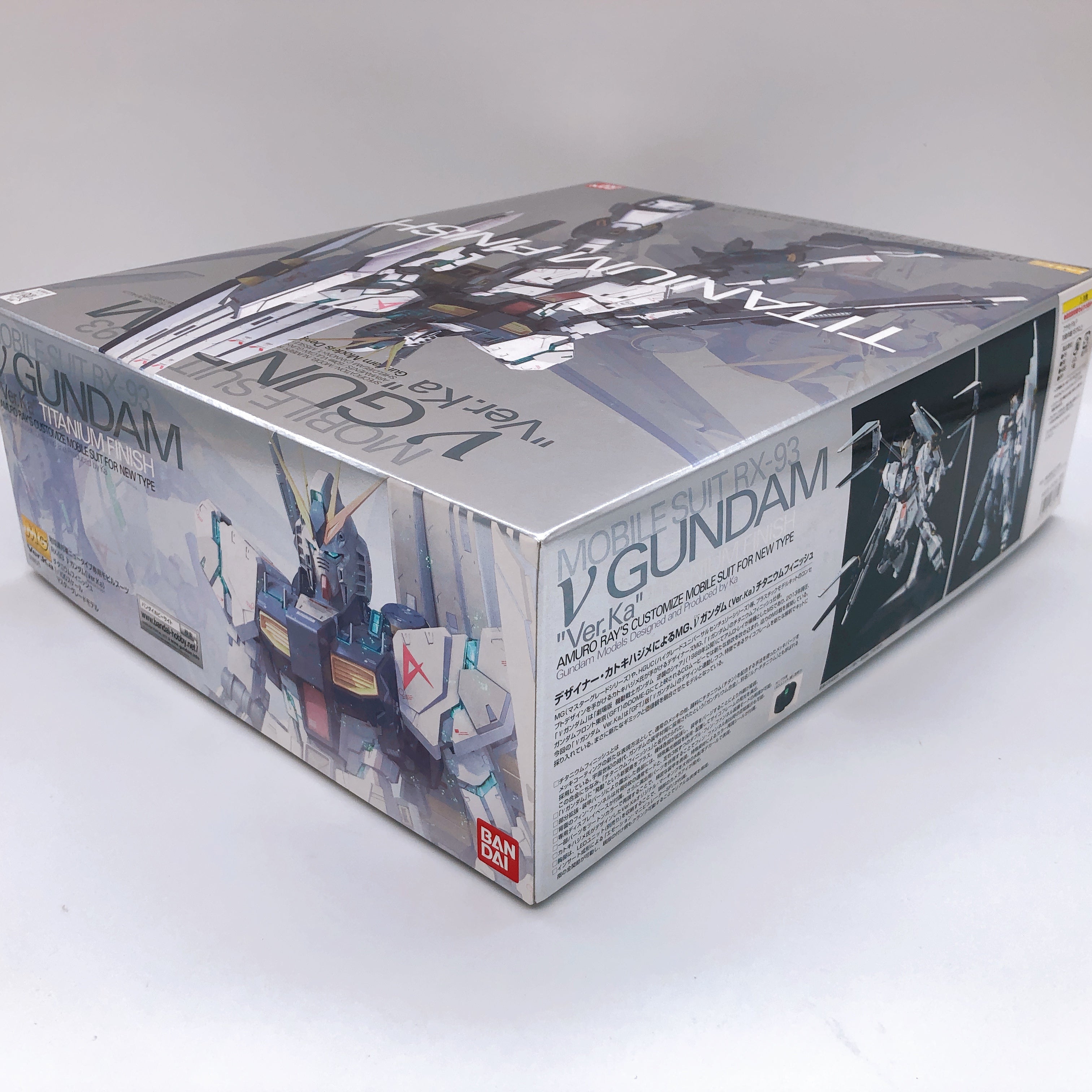 MG 1/100 RX-93 Nu Gundam Ver.Ka Titanium Finish Gunpla Bandai Model Ki