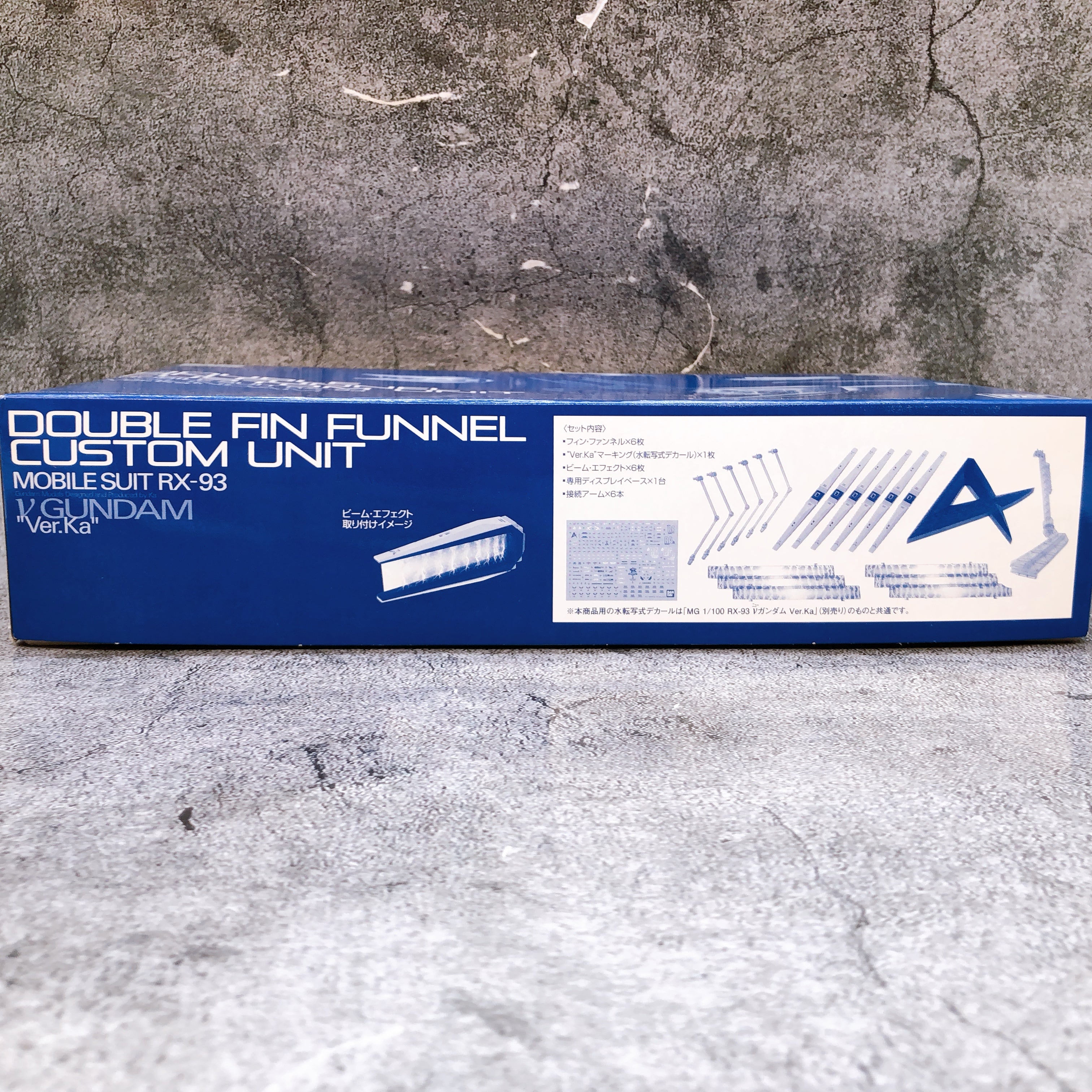 MG 1/100 Double Fin Funnel Custom Unit Model Kit 15+ Premium Bandai NEW FASTSHIP