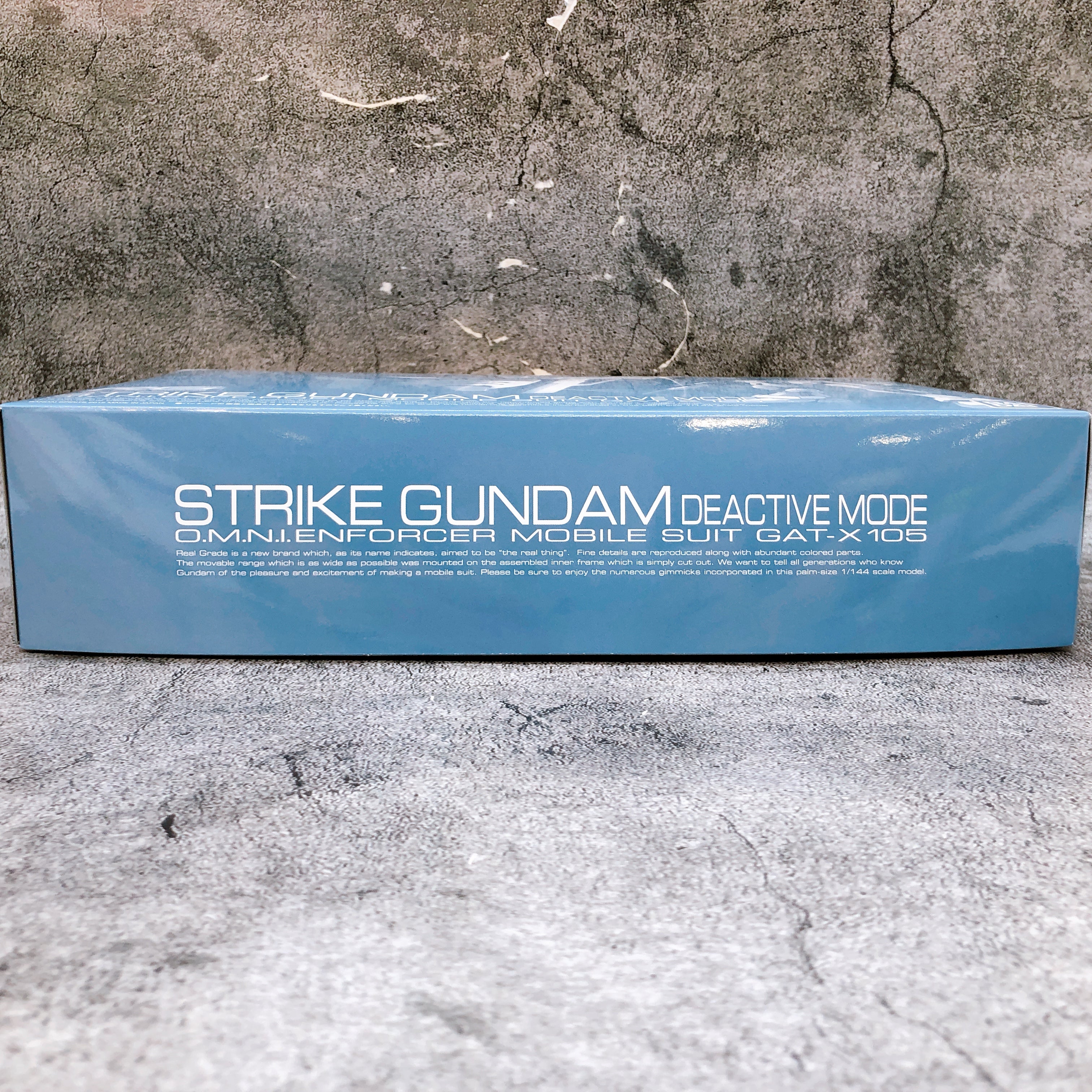 RG 1/144 Strike Gundam Deactive Mode Gunpla Model Kit Premium Bandai Japan NEW