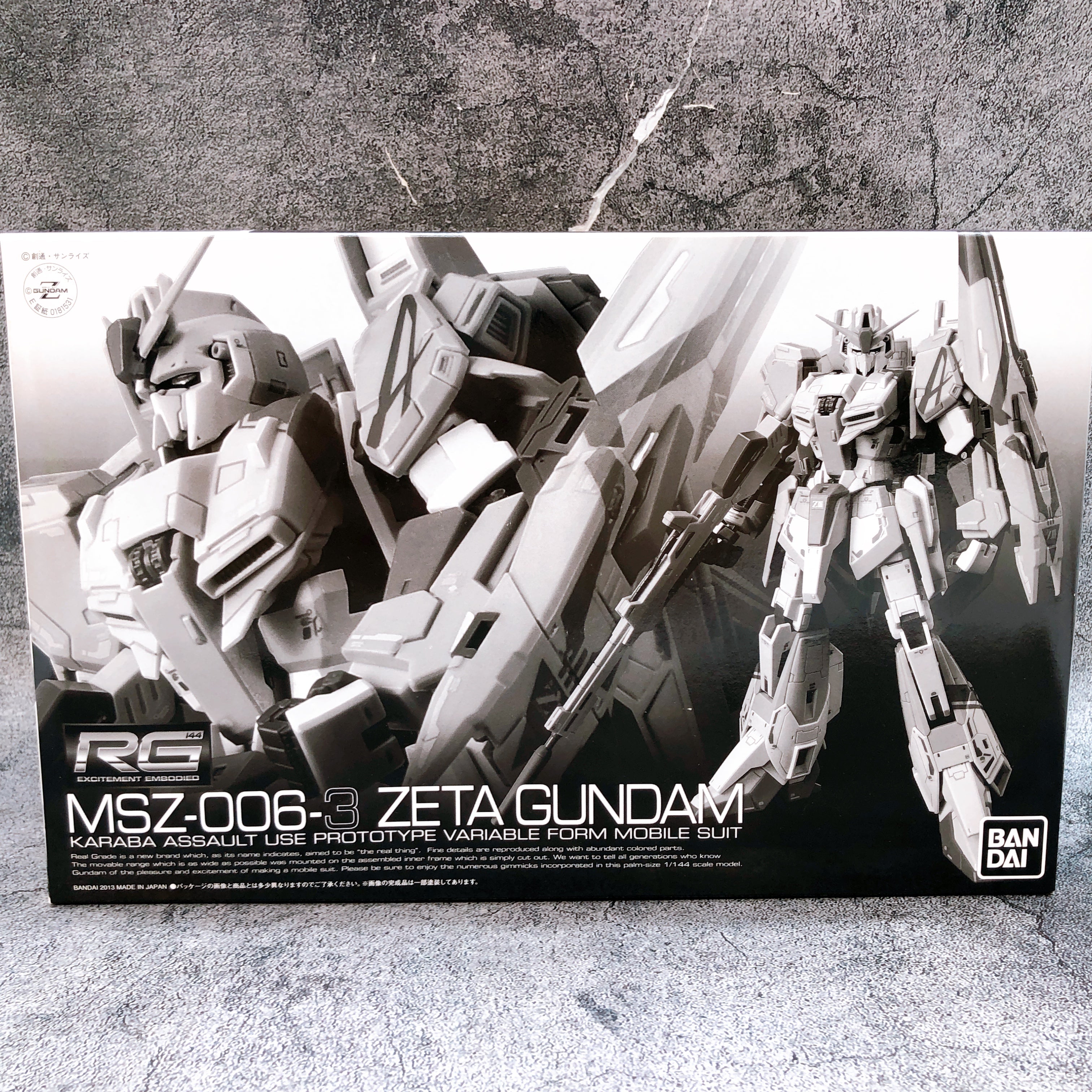 RG 1/144 Zeta Gundam Unit 3 MSZ-006-3 Model Kit Premium Bandai Japan FASTSHIP