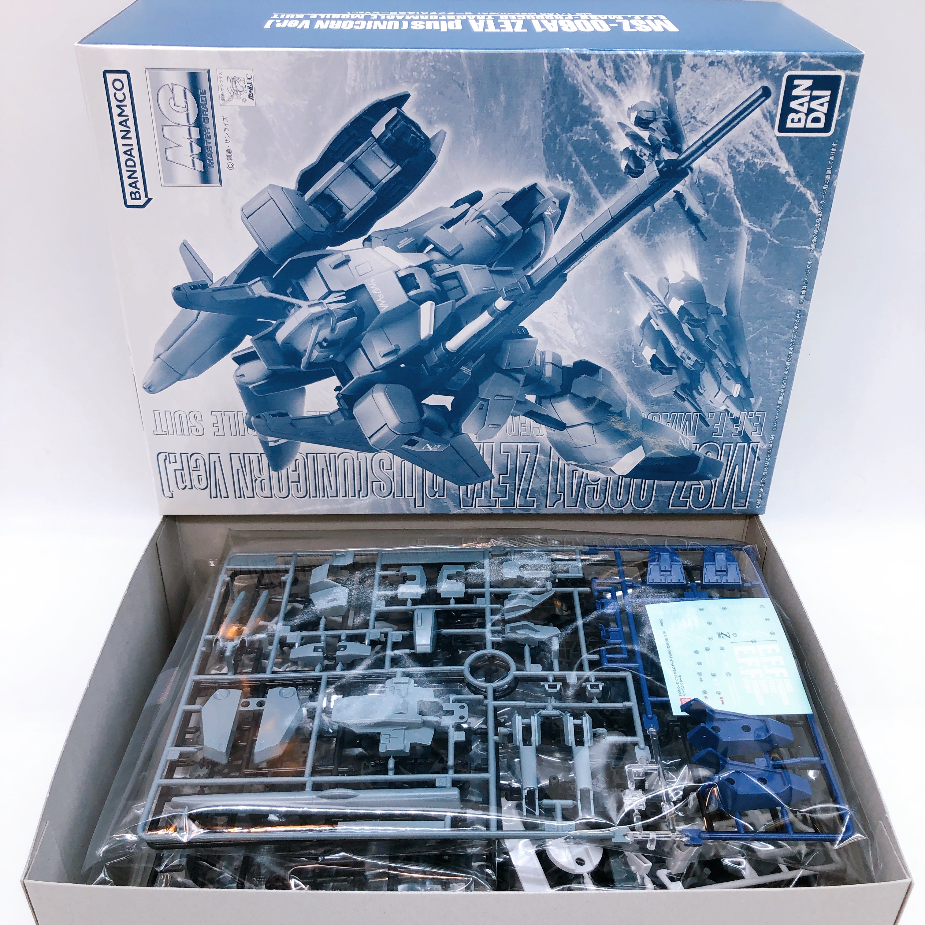MG 1/100 Zeta Plus Unicorn Ver. MSZ-006A1 Gundam Model Kit Gunpla Bandai Japan