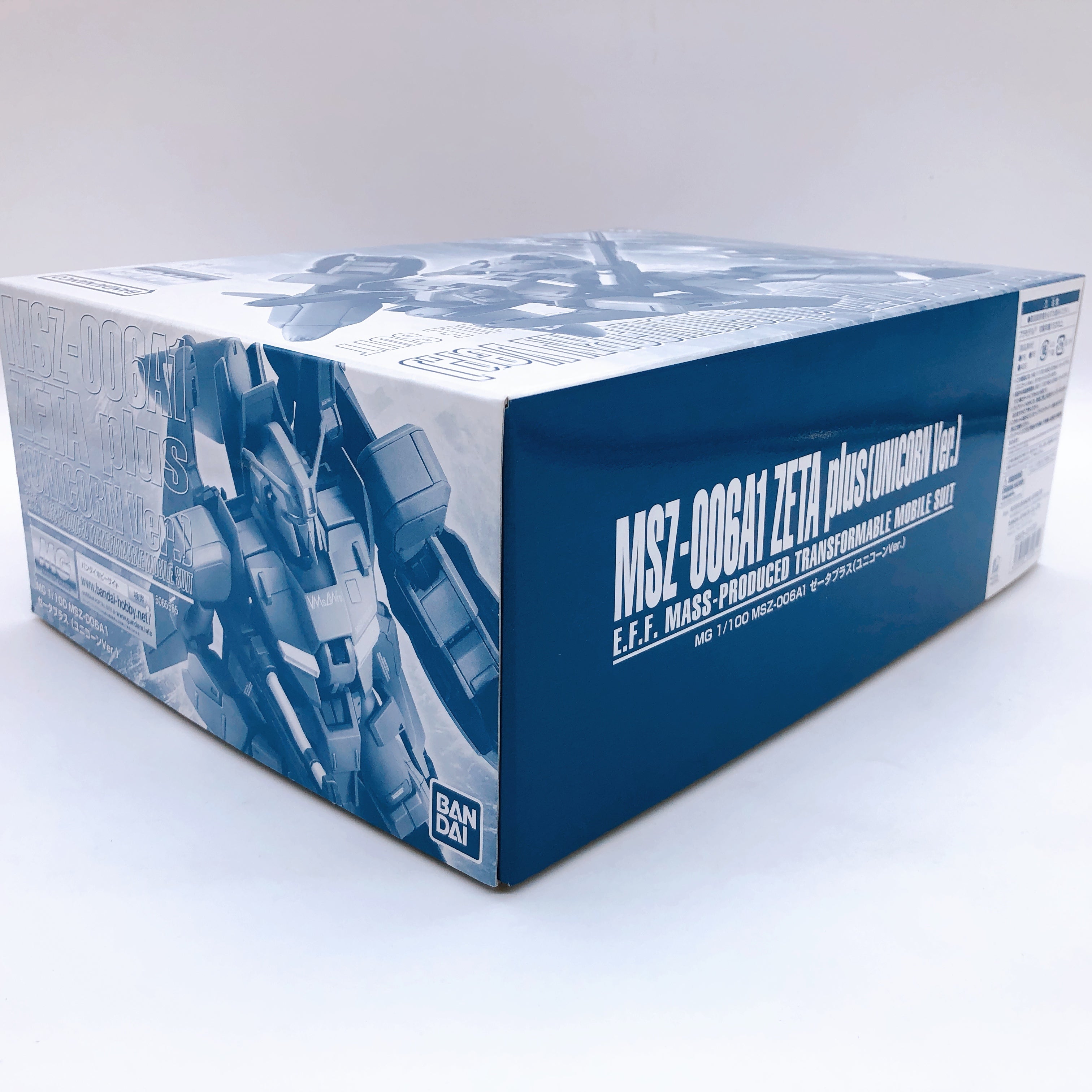 MG 1/100 Zeta Plus Unicorn Ver. MSZ-006A1 Gundam Model Kit Gunpla Bandai Japan