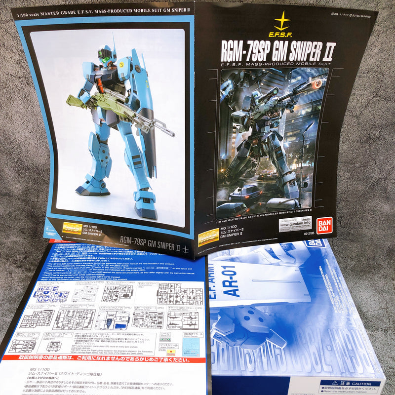 MG 1/100 GM Sniper II White Dingo Team Custom RGM-79SP Gundam Model Kit Gunpla