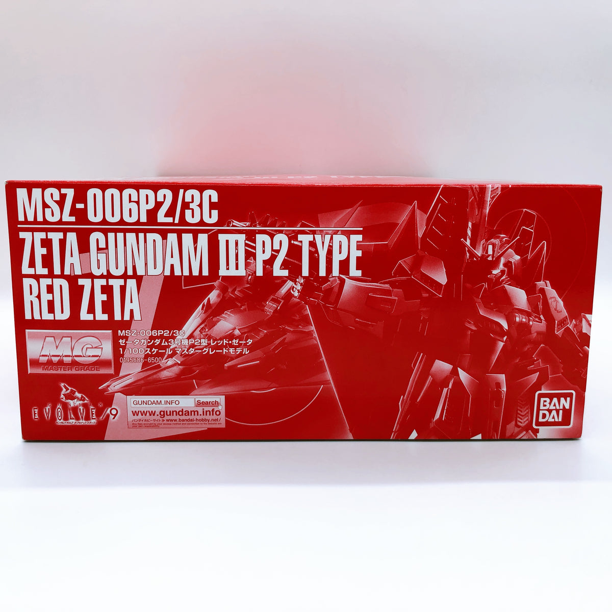 MG 1/100 Zeta Gundam III P2 Type Red Zeta MSZ-006P2/3C Model Kit Premium Bandai