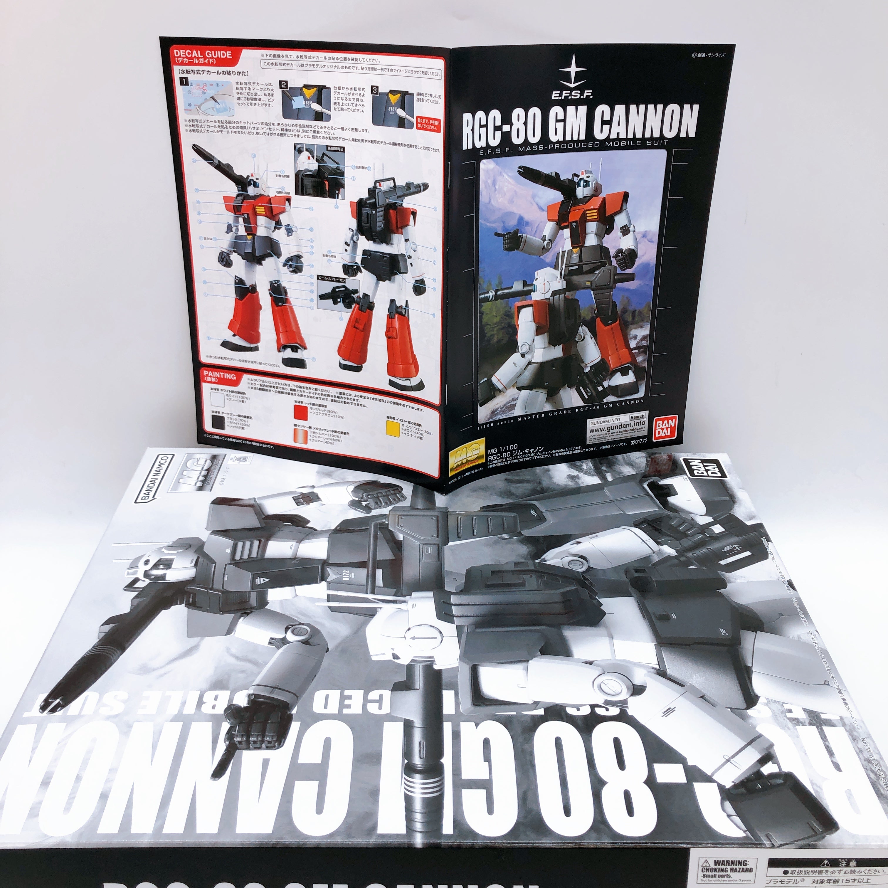 MG 1/100 GM CANNON RGC-80 Gunpla Model Kit Premium Bandai Japan NEW FASTSHIP
