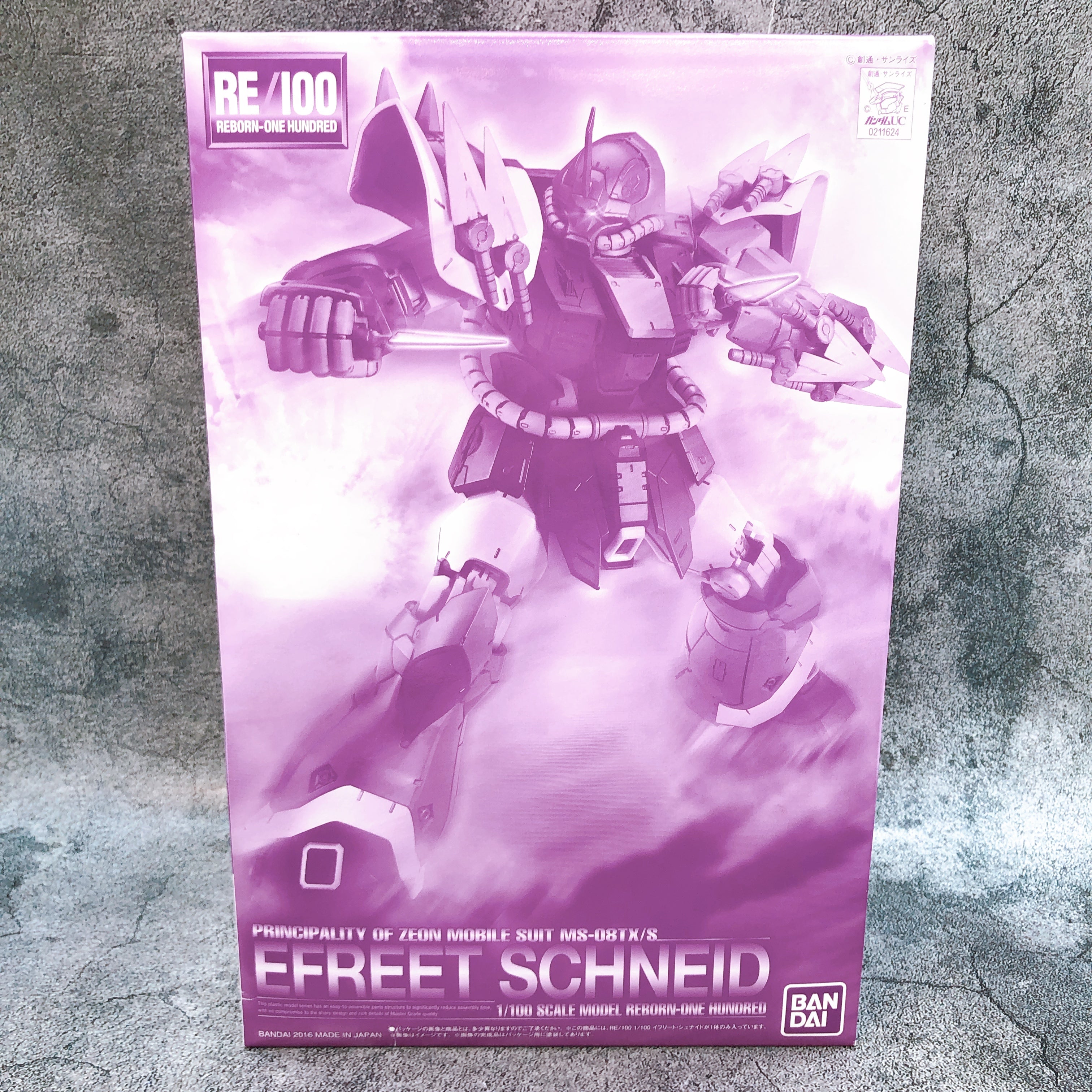 RE/100 1/100 Efreet Schneid MS-08TX/S Gunpla Model Kit 15+ Premium Bandai Japan