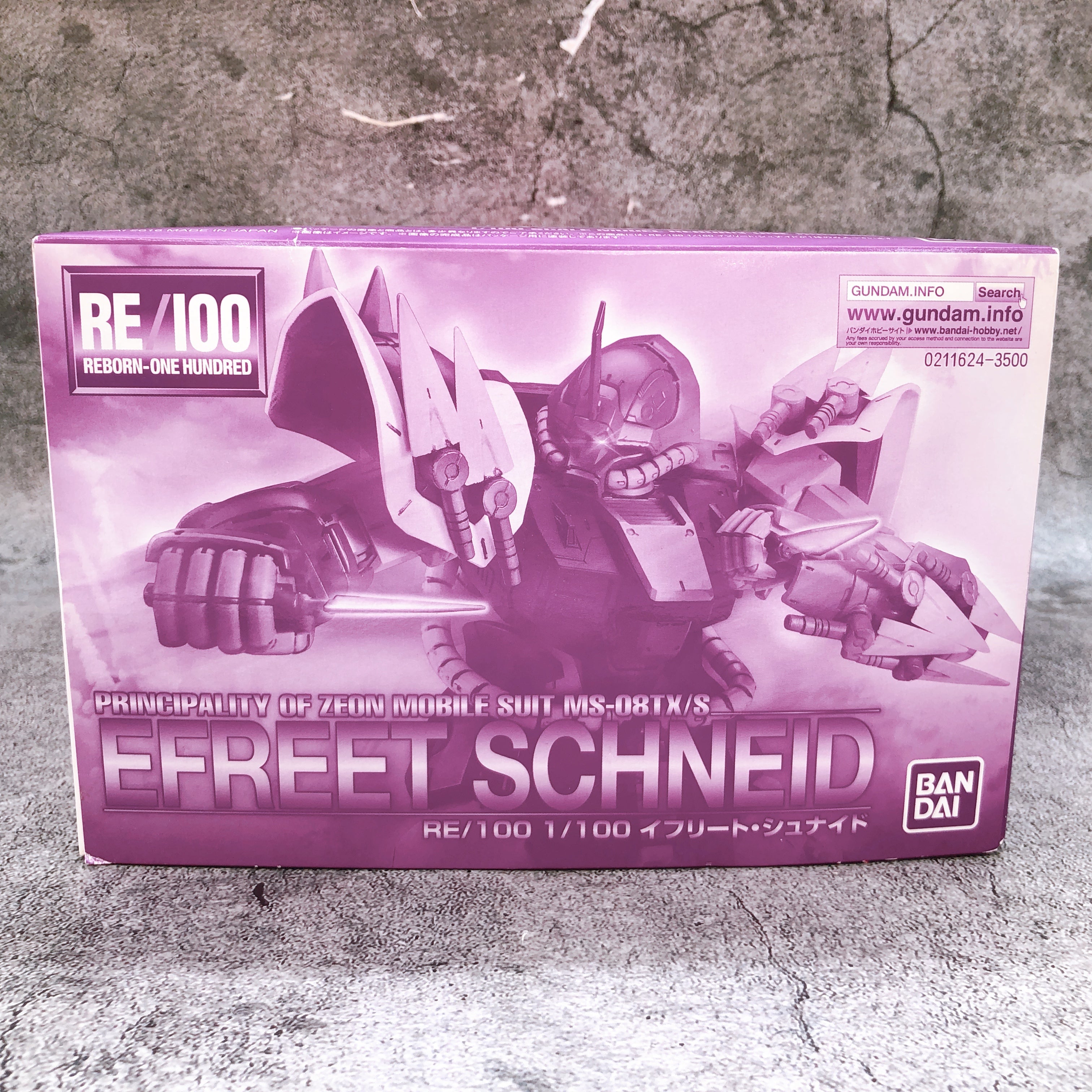 RE/100 1/100 Efreet Schneid MS-08TX/S Gunpla Model Kit 15+ Premium Bandai Japan