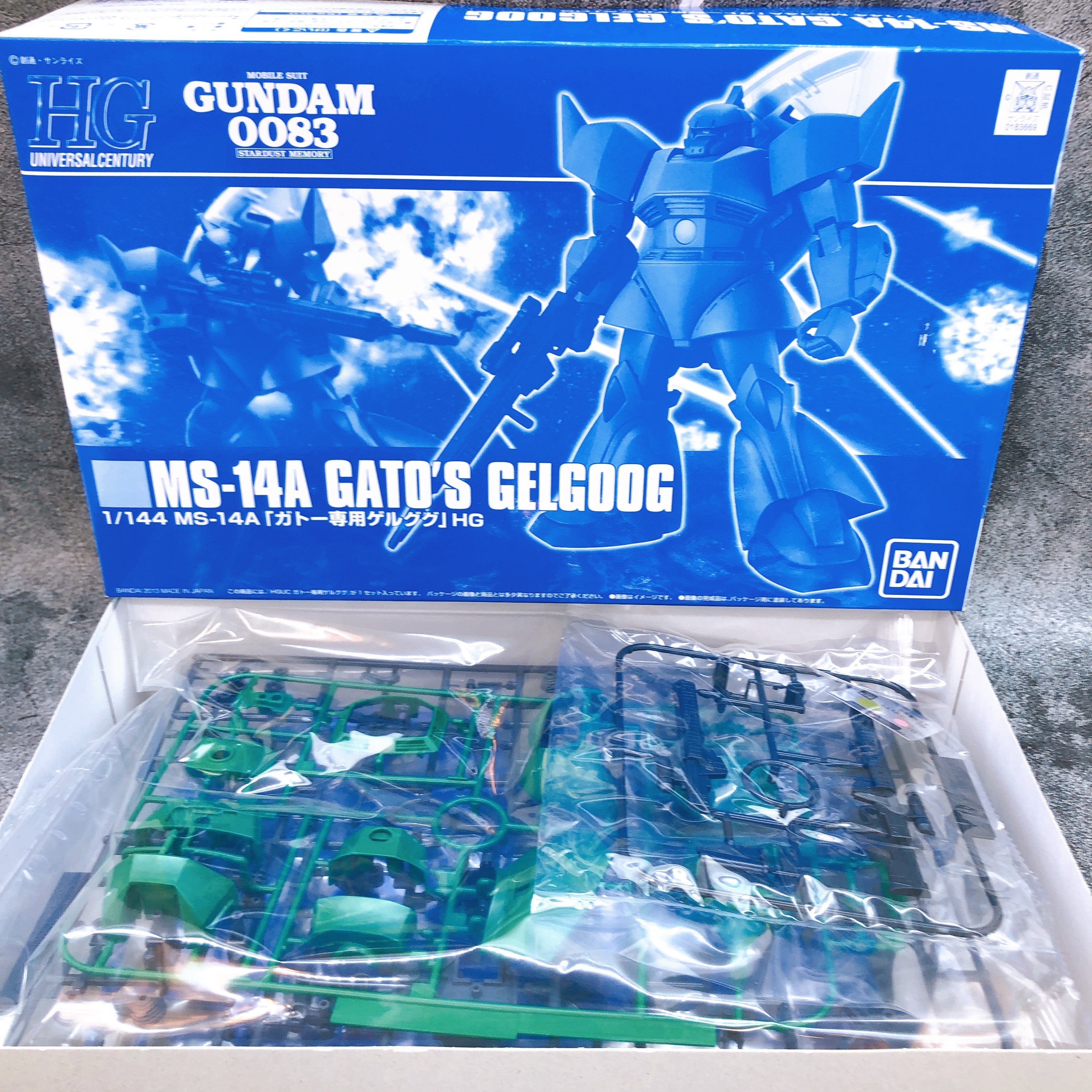 HGUC 1/144 Gato's Gelgoog MS-14A Gundam 0083 Model Kit Premium Bandai Japan NEW