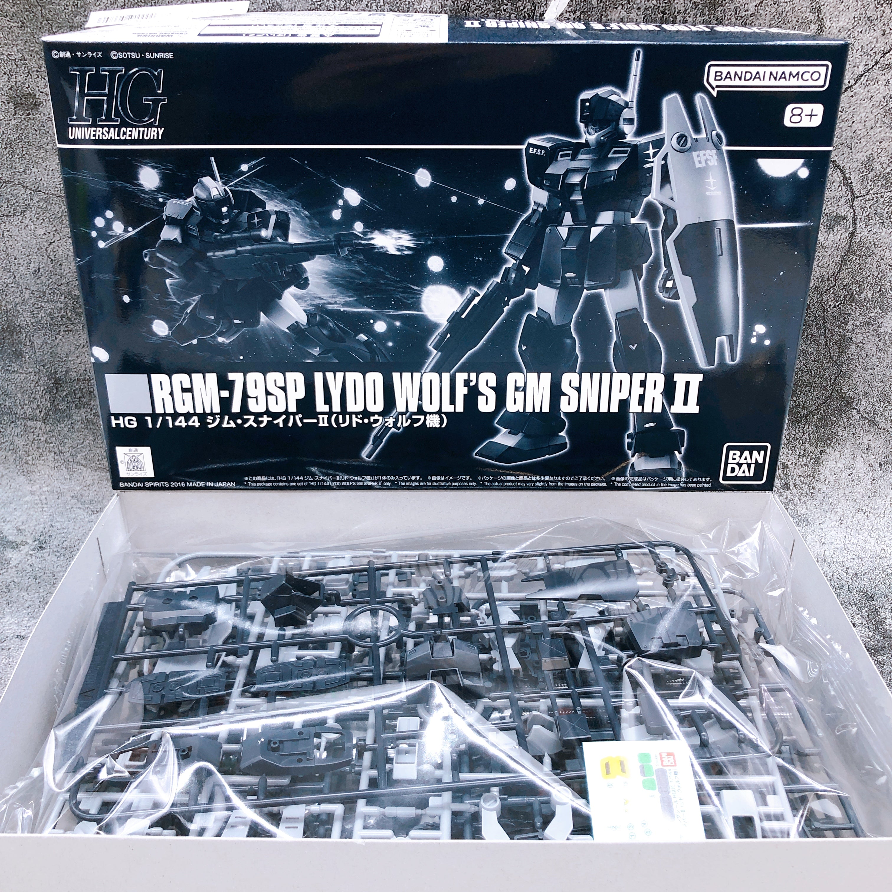 HGUC 1/144 Lydo Wolf's GM Sniper II RGM-79SP Model Kit Premium Bandai Japan NEW