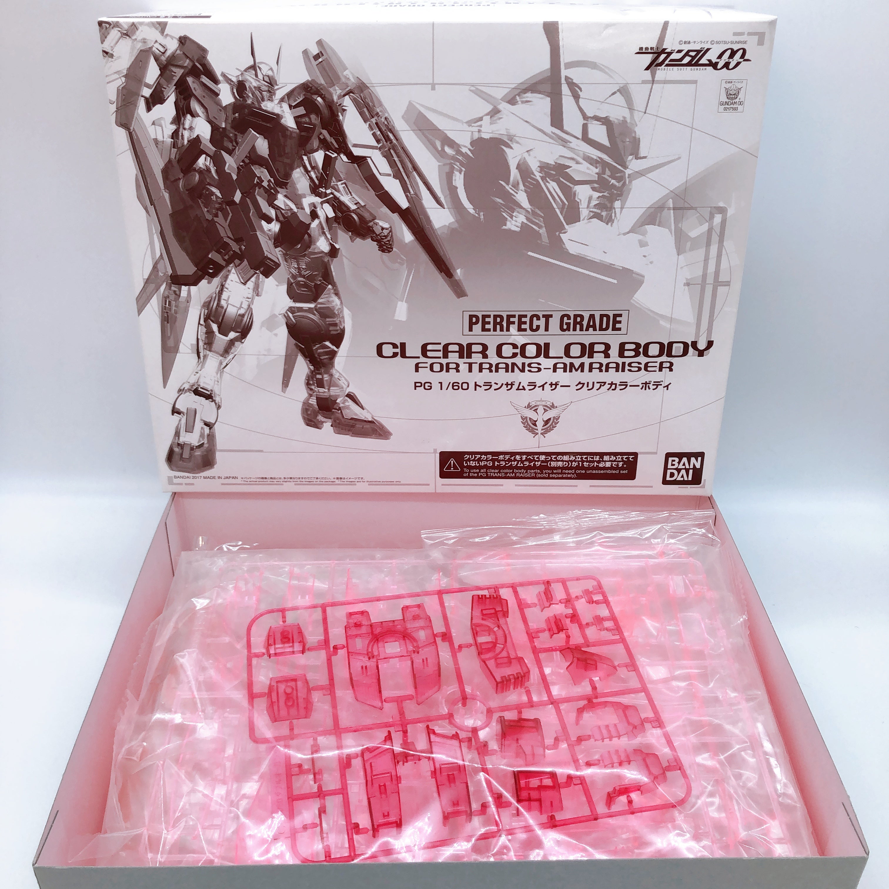 PG 1/60 Clear Color Body for TRANS-AM RAISER Model Kit Premium Bandai