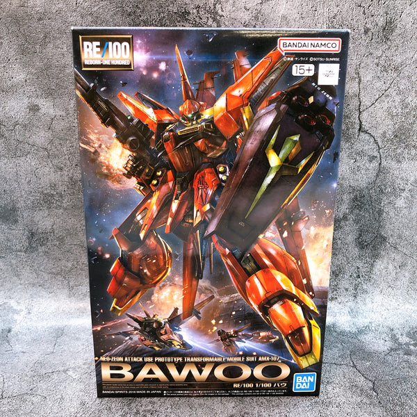 RE/100 1/100 Bawoo AMX-107 Gundam Gunpla Plastic Model Kit Bandai NEW