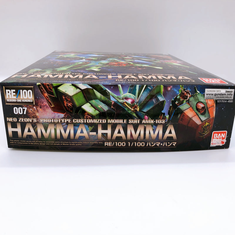 RE/100 1/100 Hamma Hamma AMX-103 Bandai Japan Gundam Model Kit Gunpla Neo Zeon