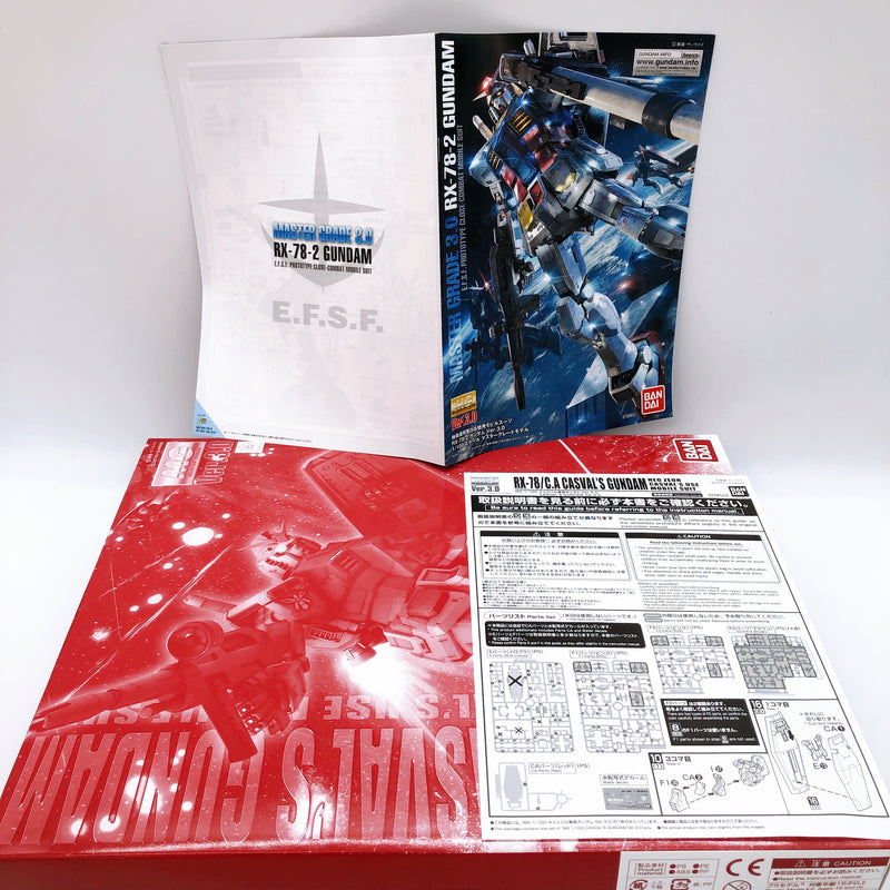 MG 1/100 RX-78/C.A Casval's Gundam Ver. 3.0 Model Kit Premium Bandai Japan NEW