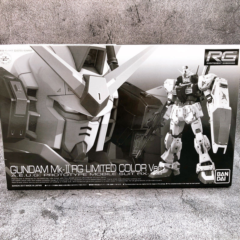 RG 1/144 Gundam Mk-II Limited Color Ver. Model Kit Premium Bandai Japan NEW